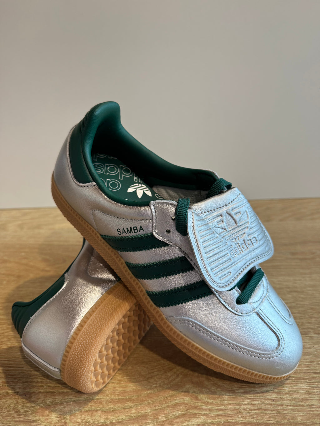 Adidas Samba LT - Argento/Verde