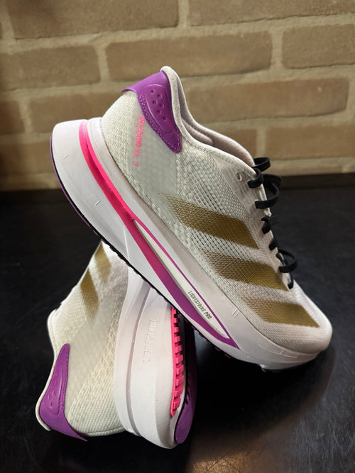 Scarpe da running leggere - Bianco/Oro - Giaguaro_Store