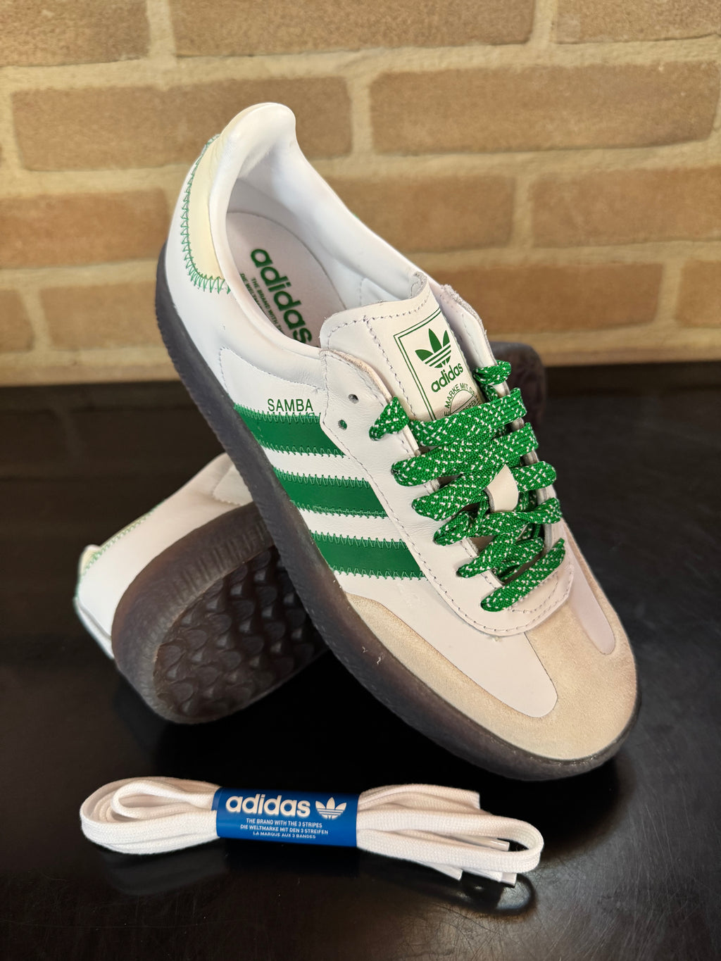 Adidas Sambae "White Green Gum"