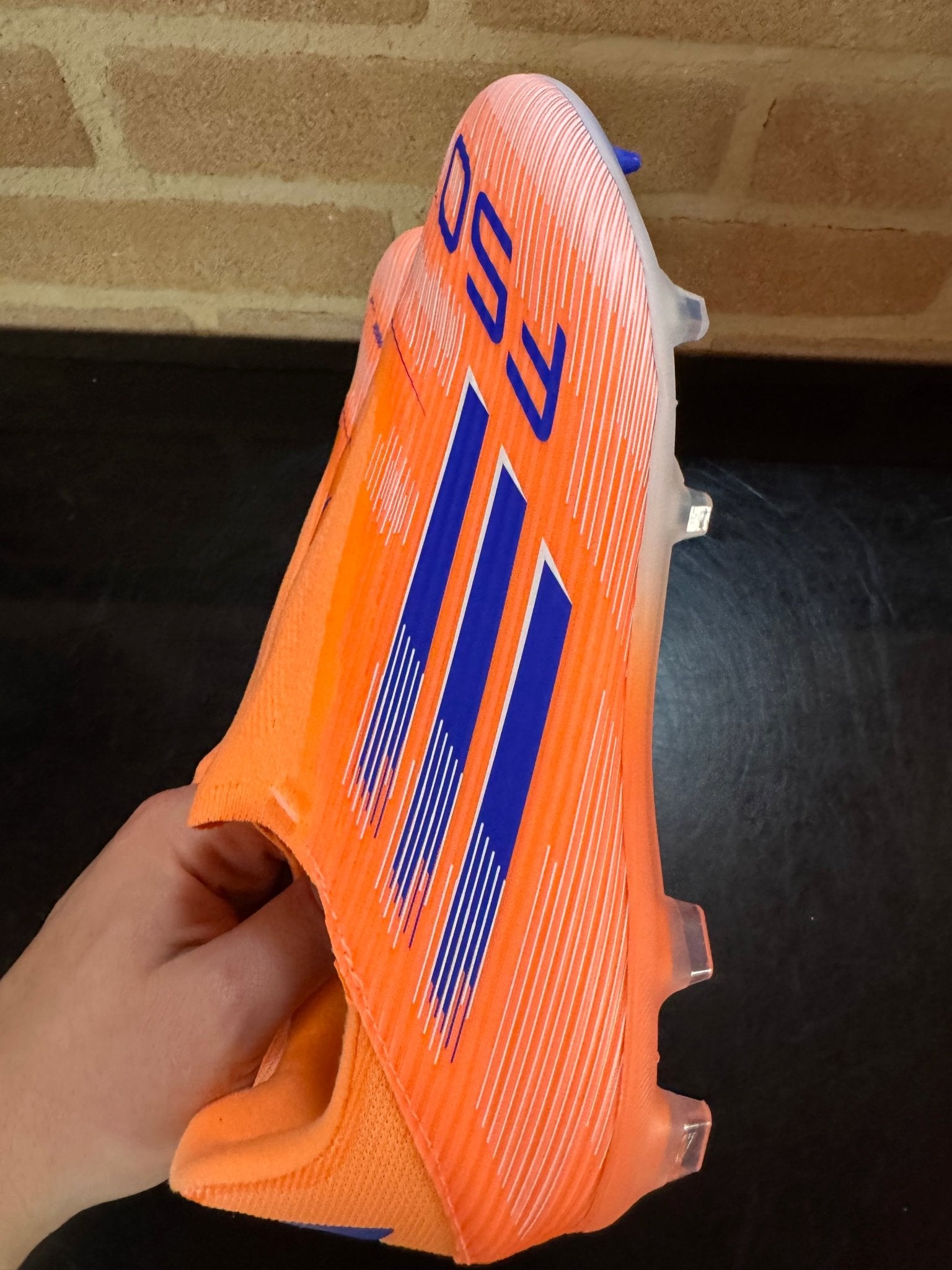 Scarpe da calcio League FG MG - senza lacci - Arancione - Giaguaro_Store