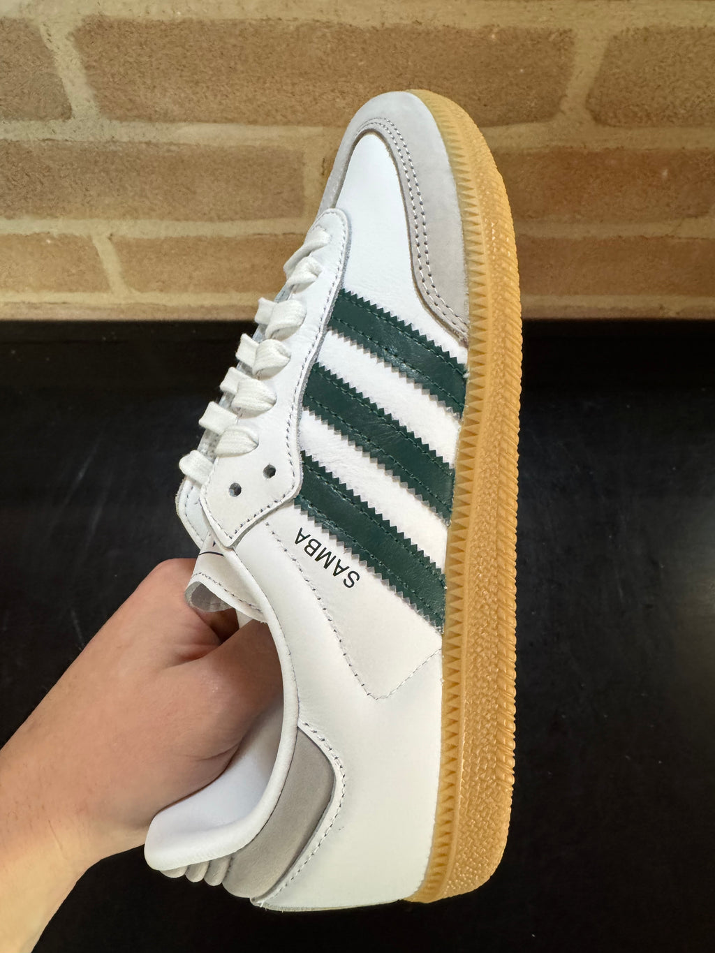 Adidas Samba OG "White Collegiate Green Gum"