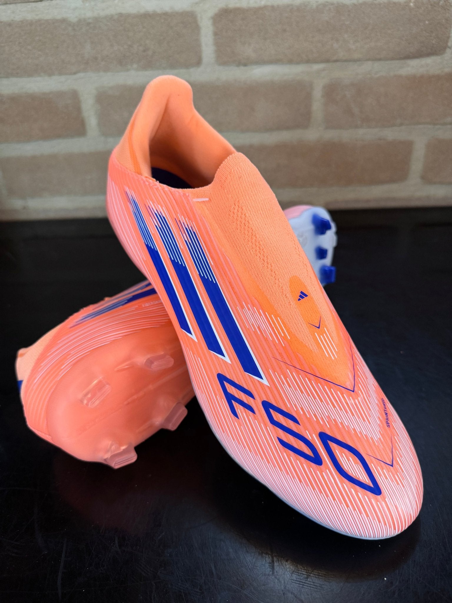 Scarpe da calcio League FG MG - senza lacci - Arancione - Giaguaro_Store