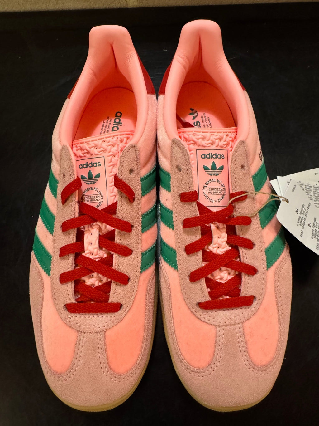 Sneakers retro' indoor - Rosa/Verde - Giaguaro_Store