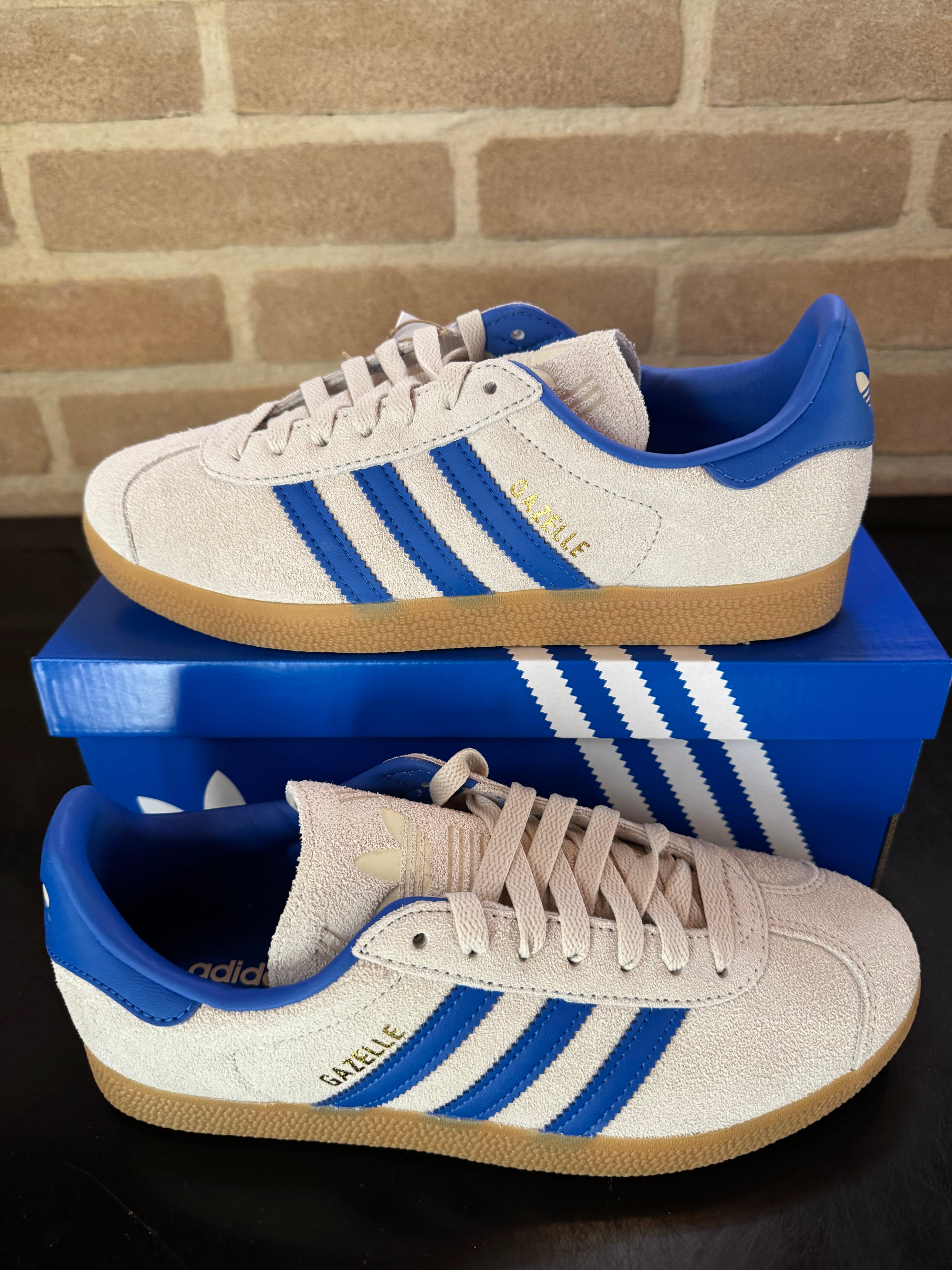 Adidas Gazelle Beje/blu