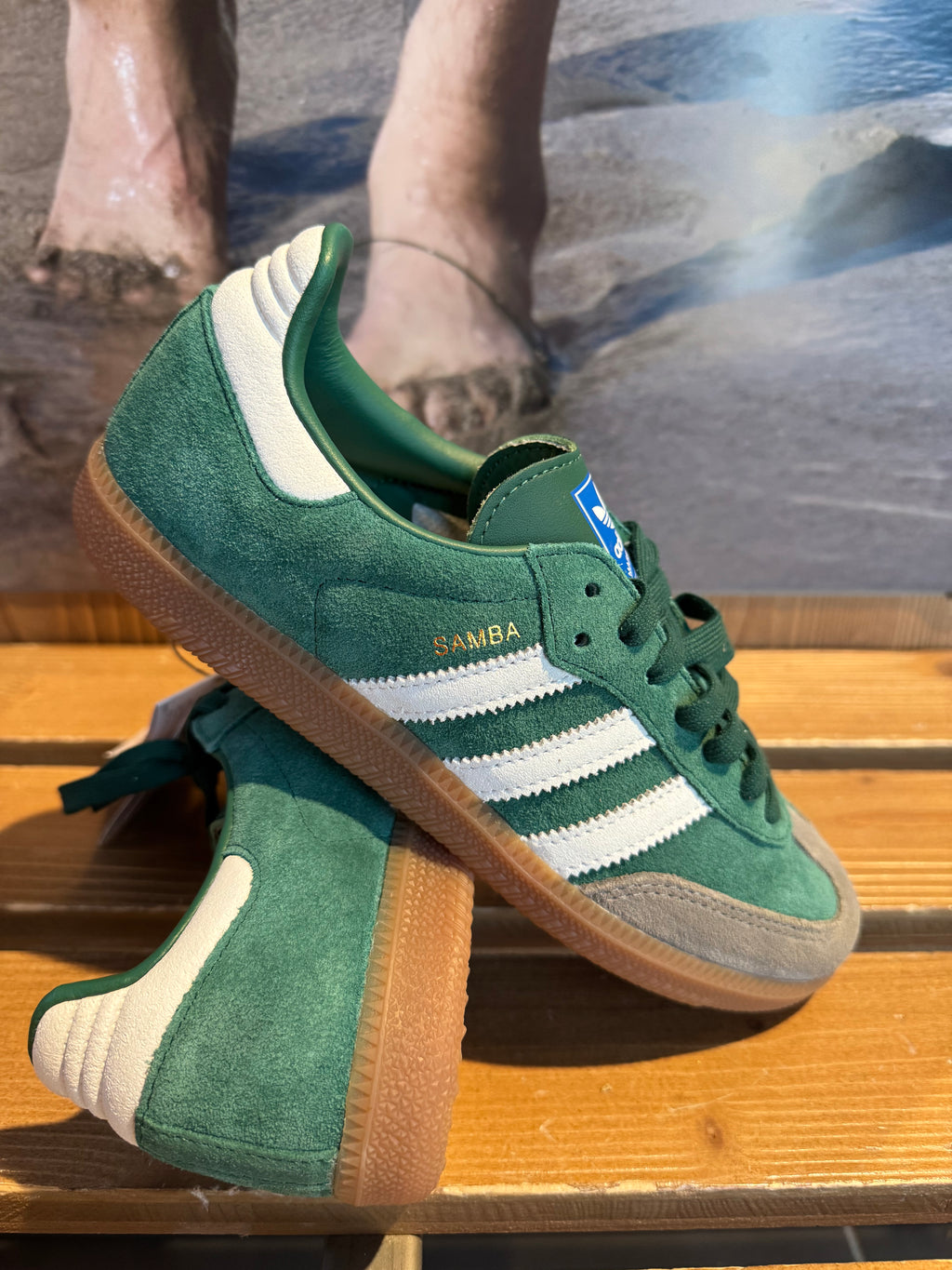 Adidas Samba OG "collegiate green gum"