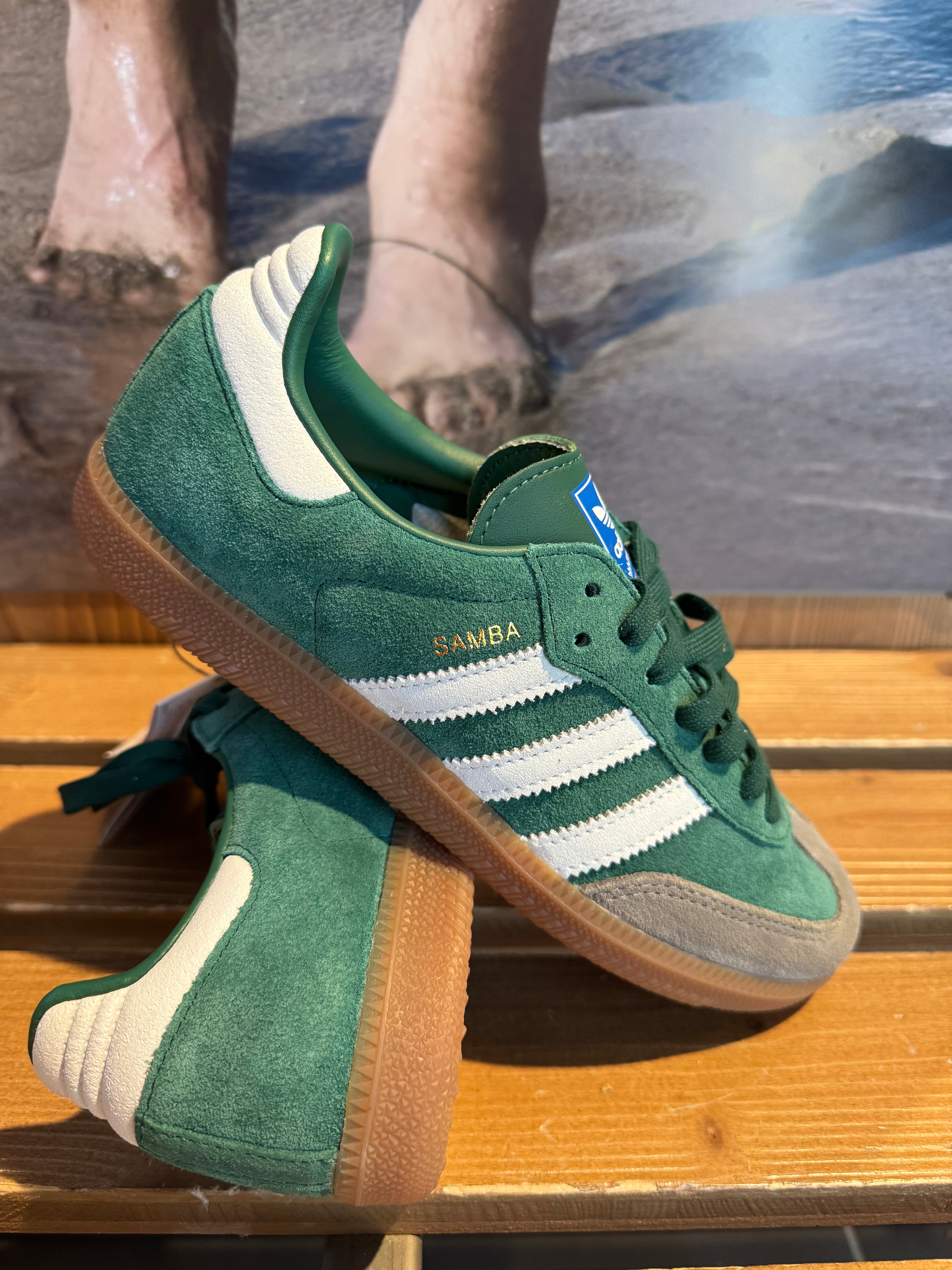 Adidas Samba OG "collegiate green gum"