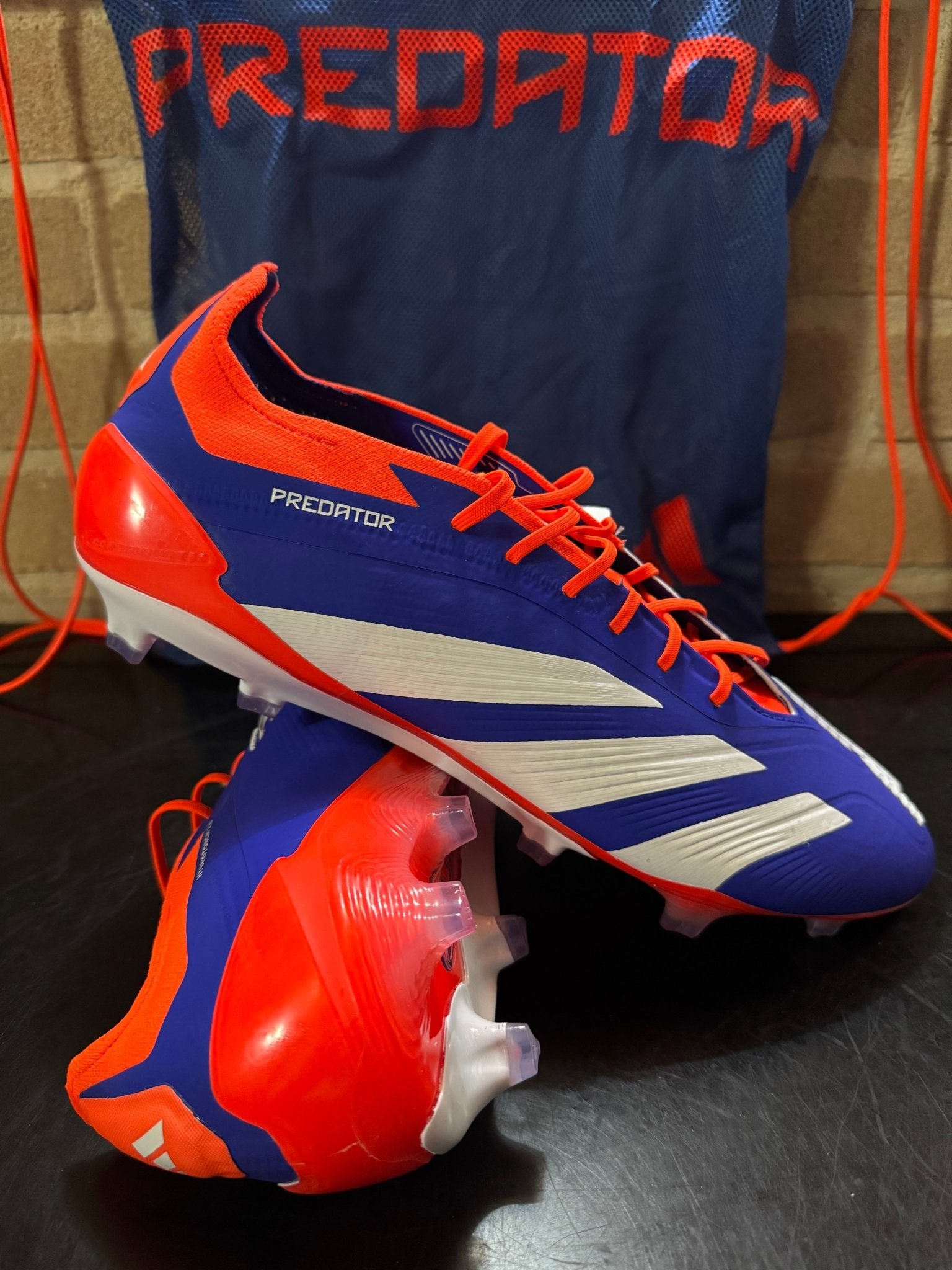 Scarpe da calcio Elite FG - Bianco/Blu - Giaguaro_Store