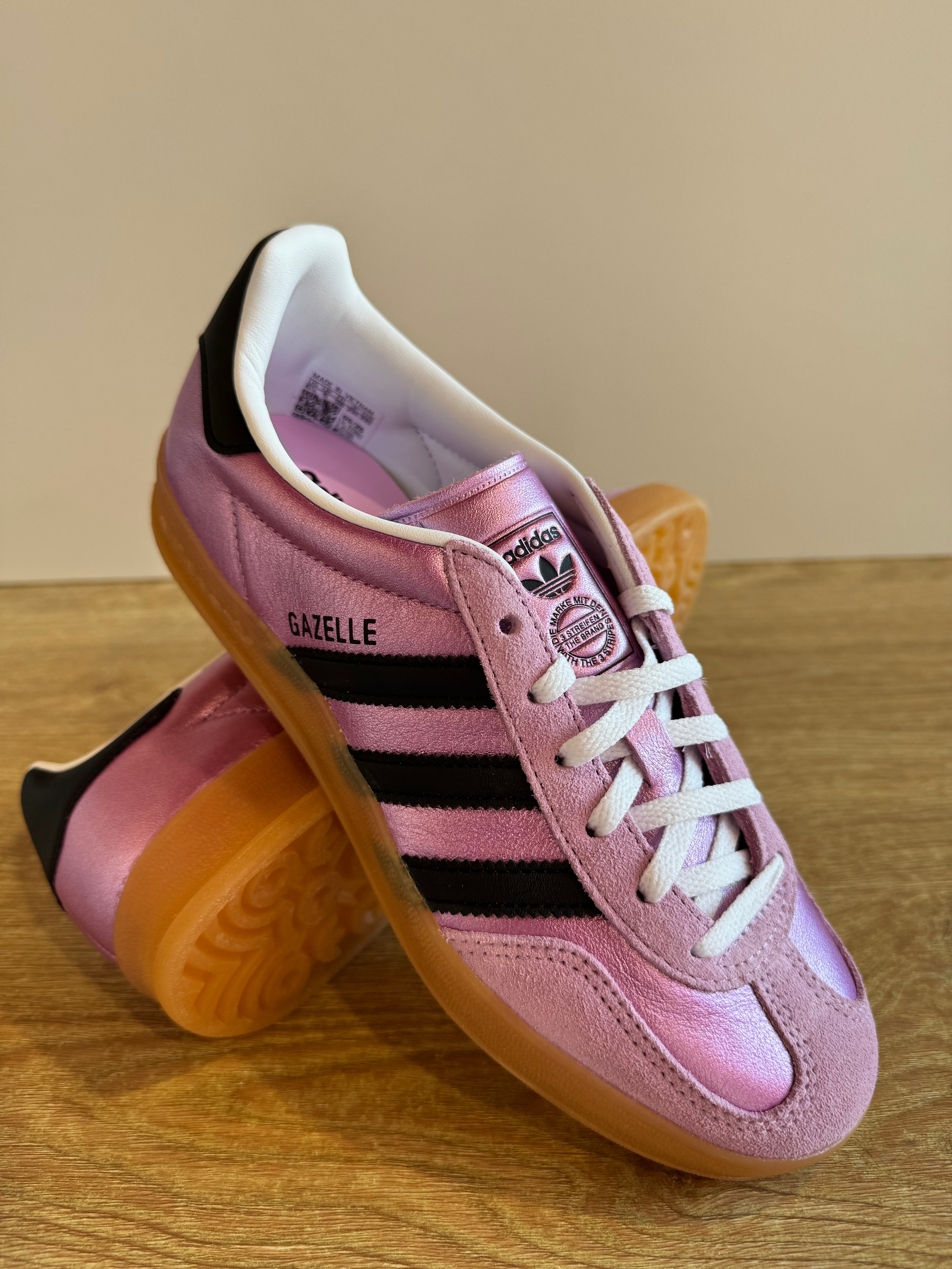 Adidas Gazelle Indoor "Bliss lilac Metallic Gum"
