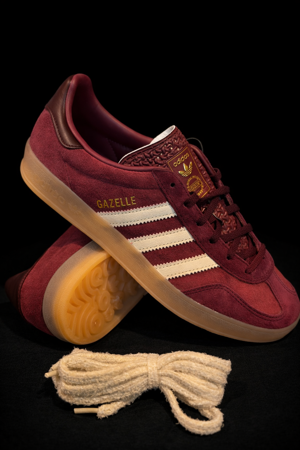 Adidas Gazelle Indoor - Shadow red off white