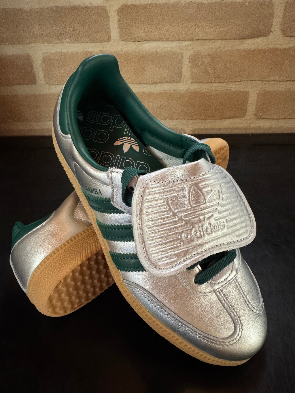 Adidas Samba LT - Argento/Verde