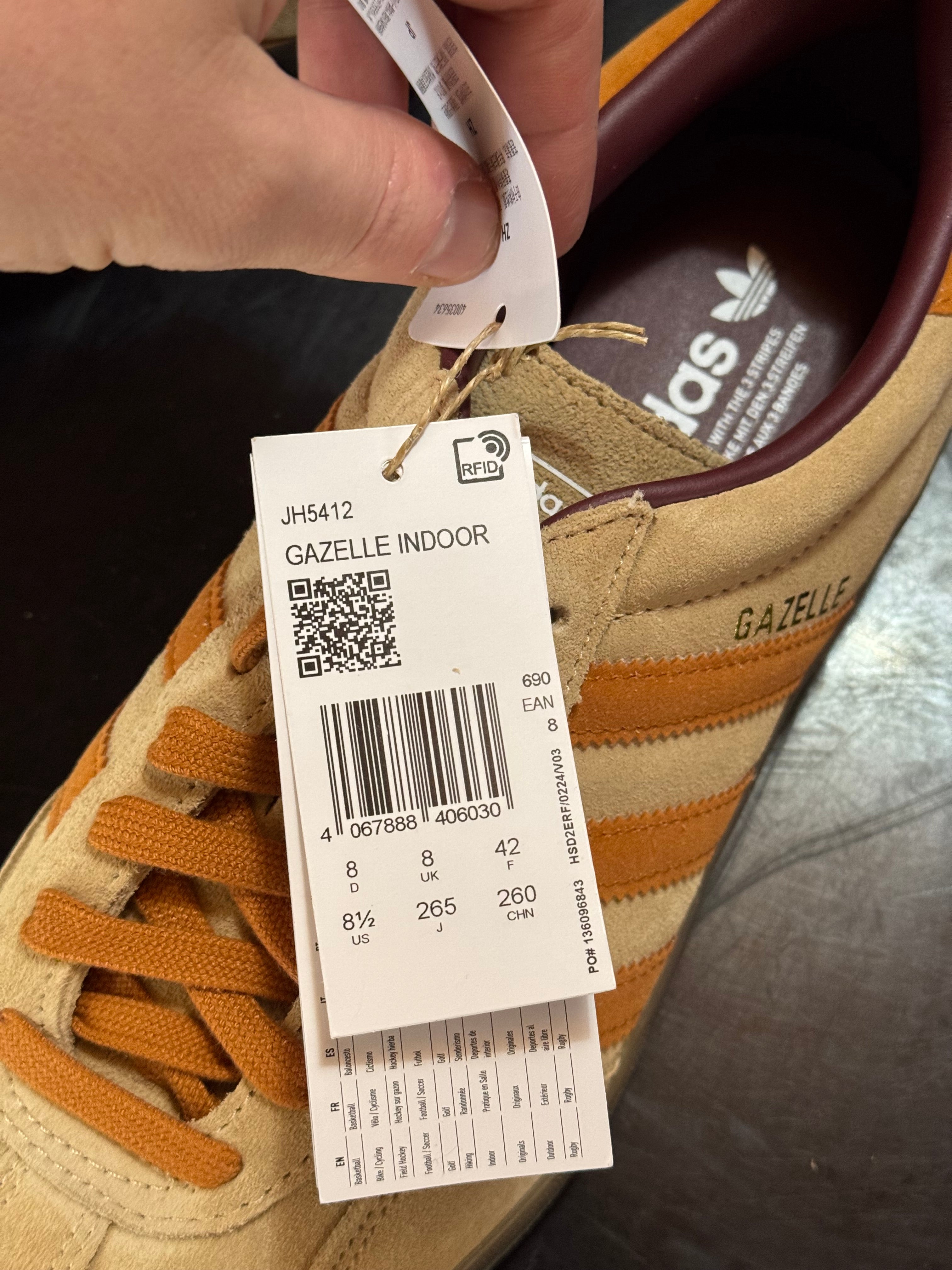 Adidas Gazelle Indoor "Warm Sandstone Craft ochre"