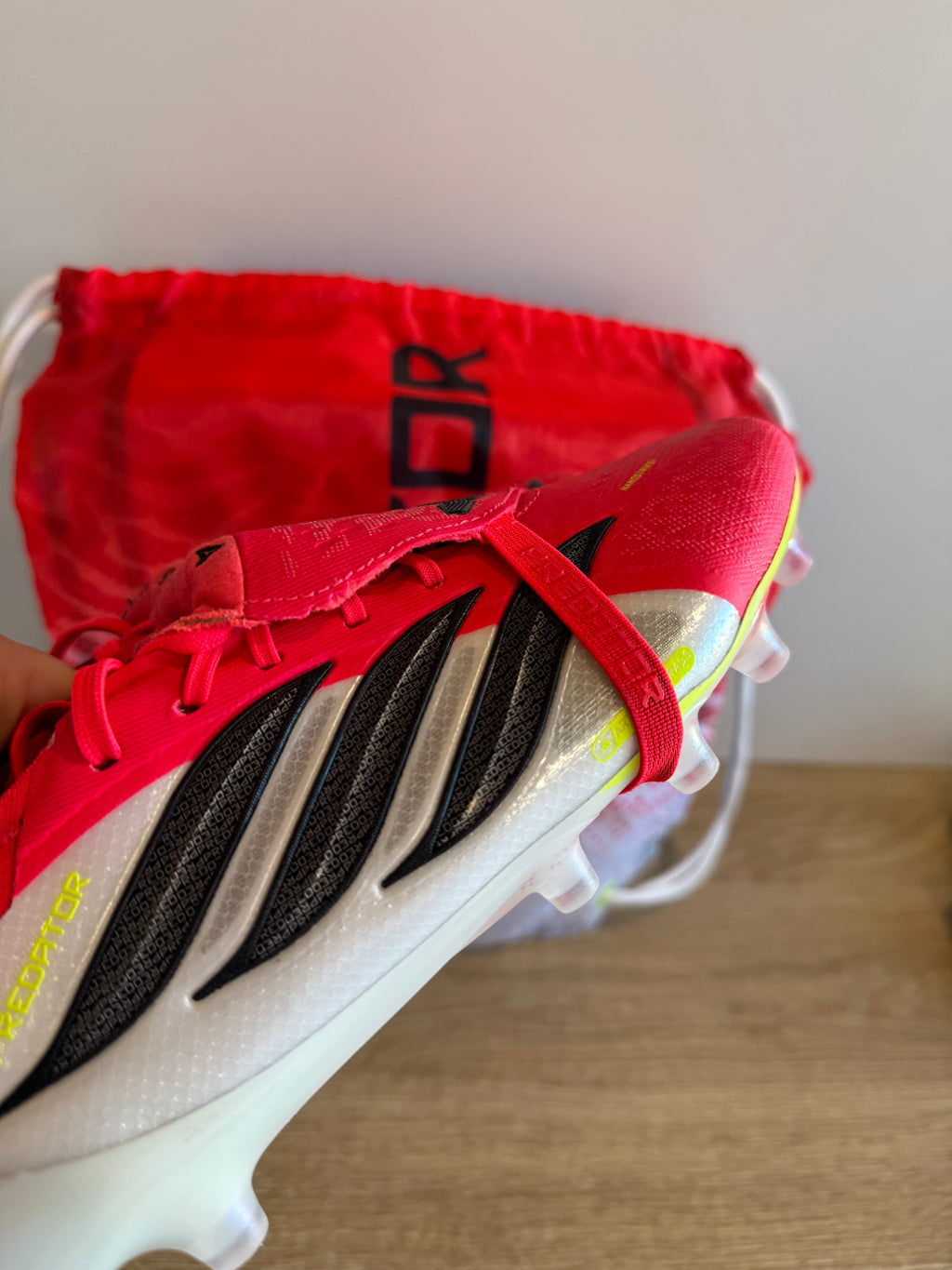Adidas Predator Elite Foldover Tongue  AG "Lucid red core black cloud white"
