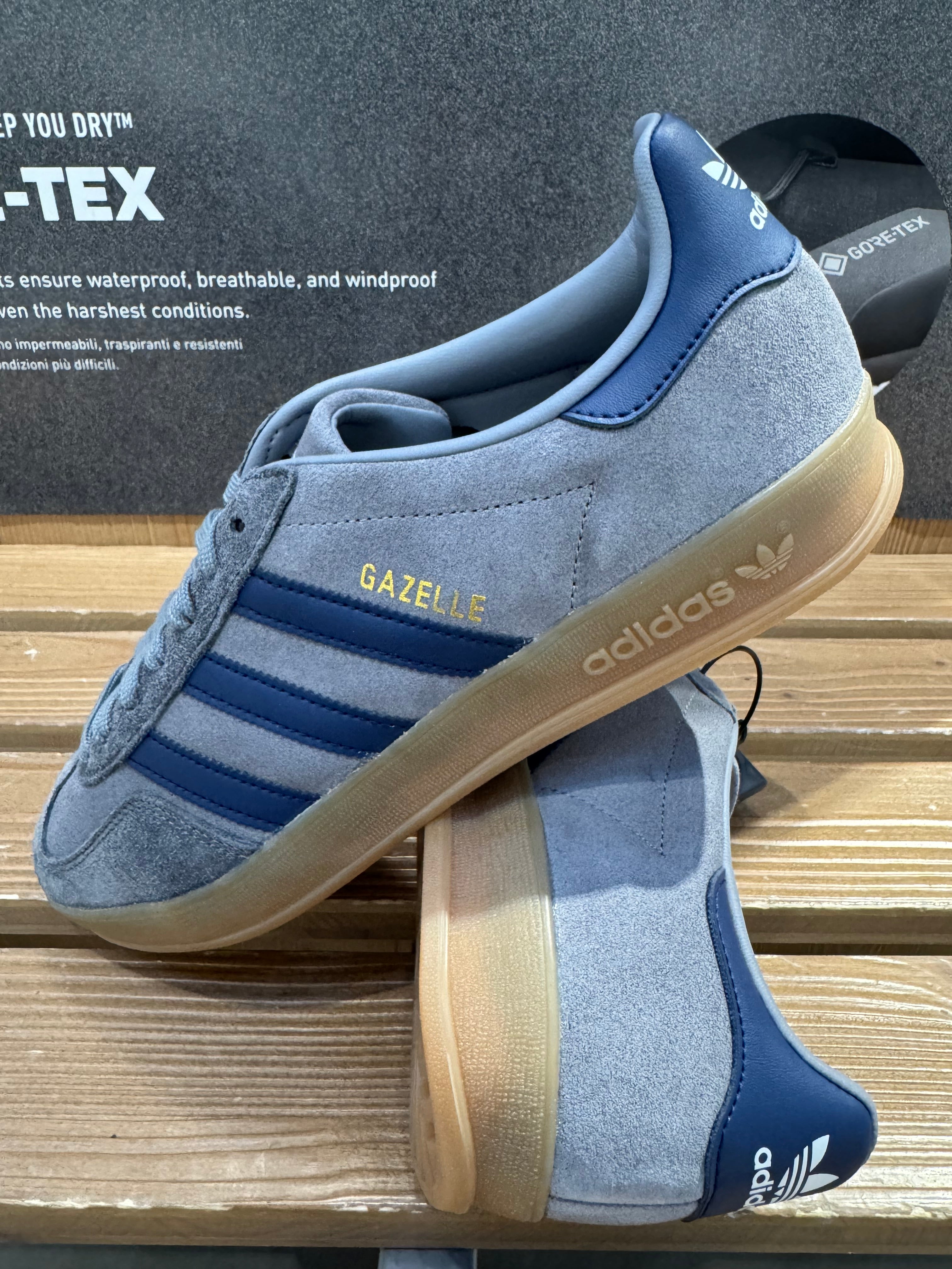 Adidas Gazelle Indoor - Grigio/Blu