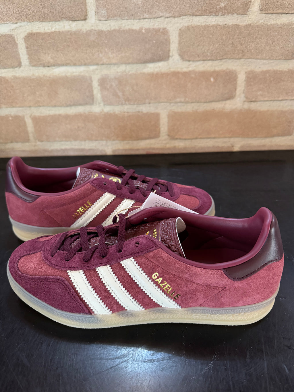 Adidas Gazelle Indoor - Shadow red off white