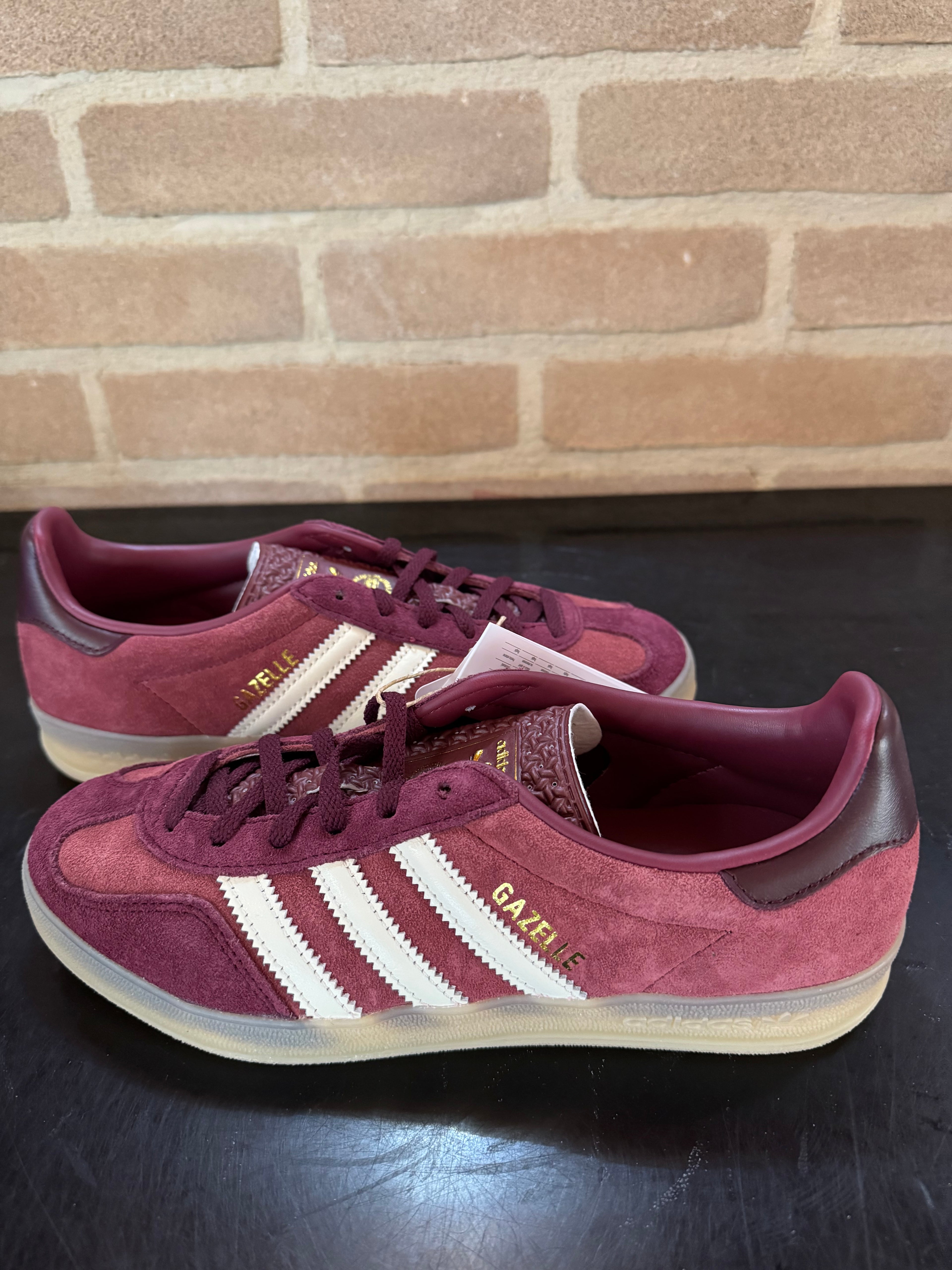 Adidas Gazelle Indoor - Shadow red off white