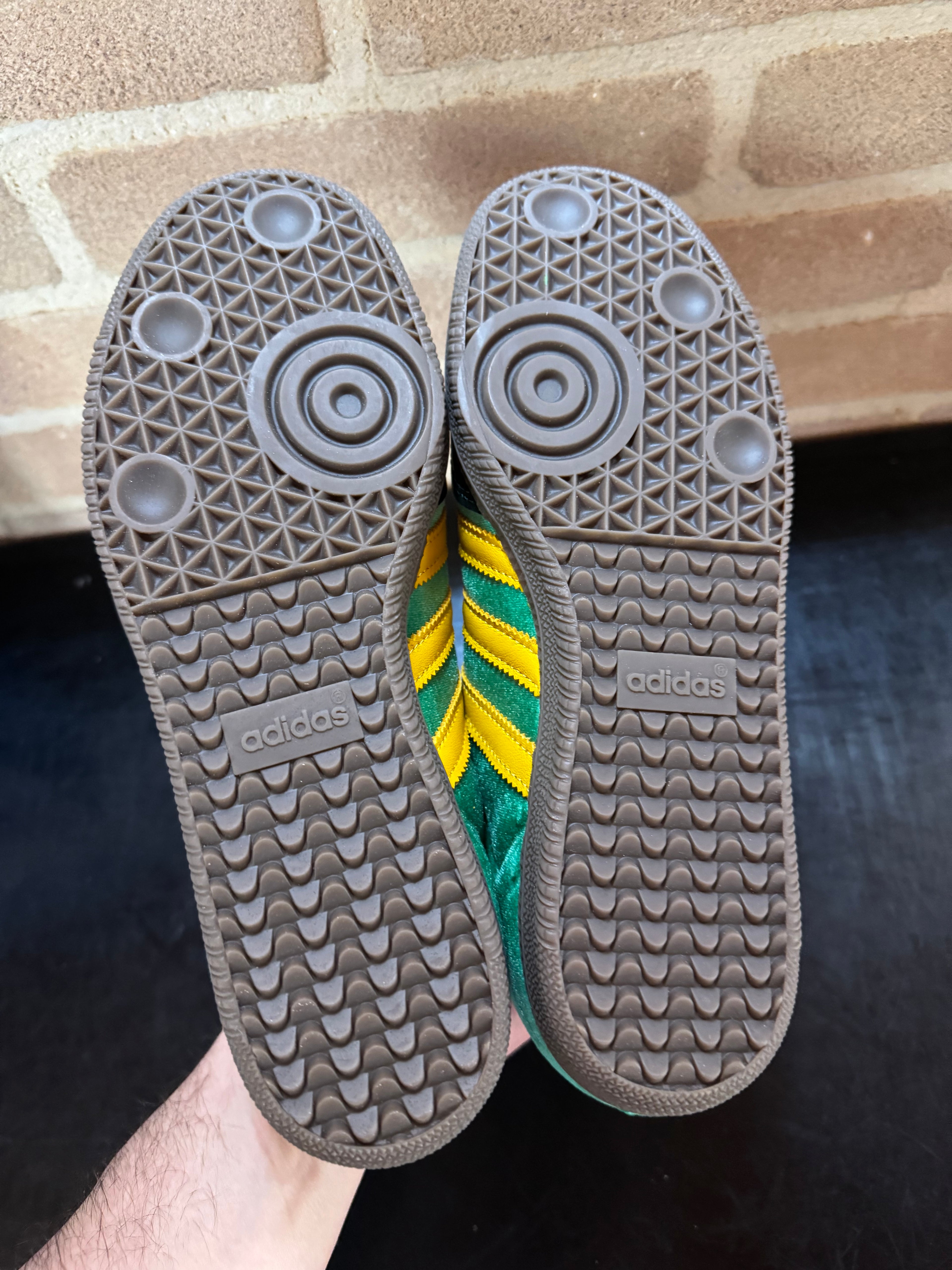 Adidas Samba OG "Green Preloved Yellow Velvet"