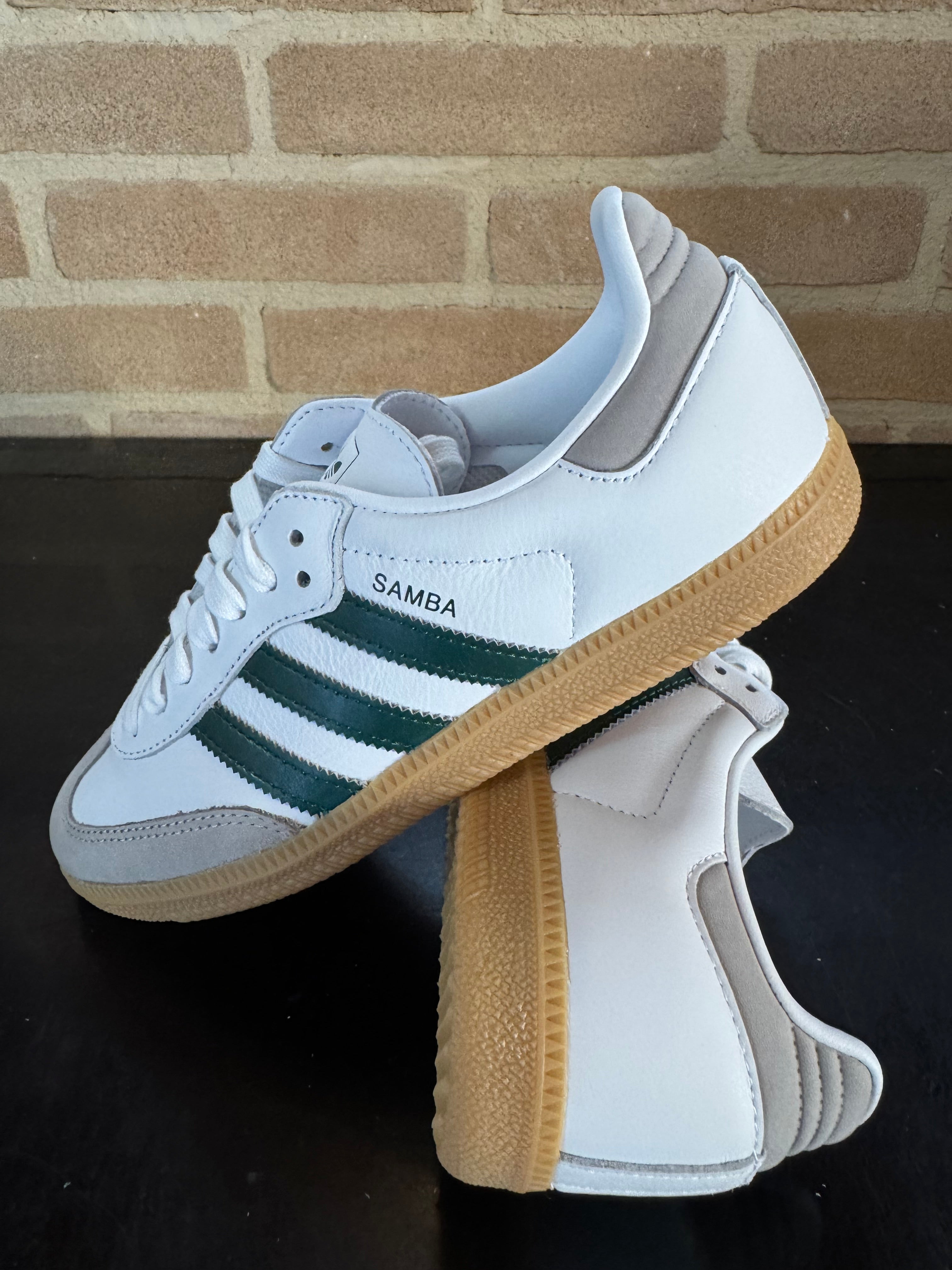 Adidas Samba OG "White Collegiate Green Gum"