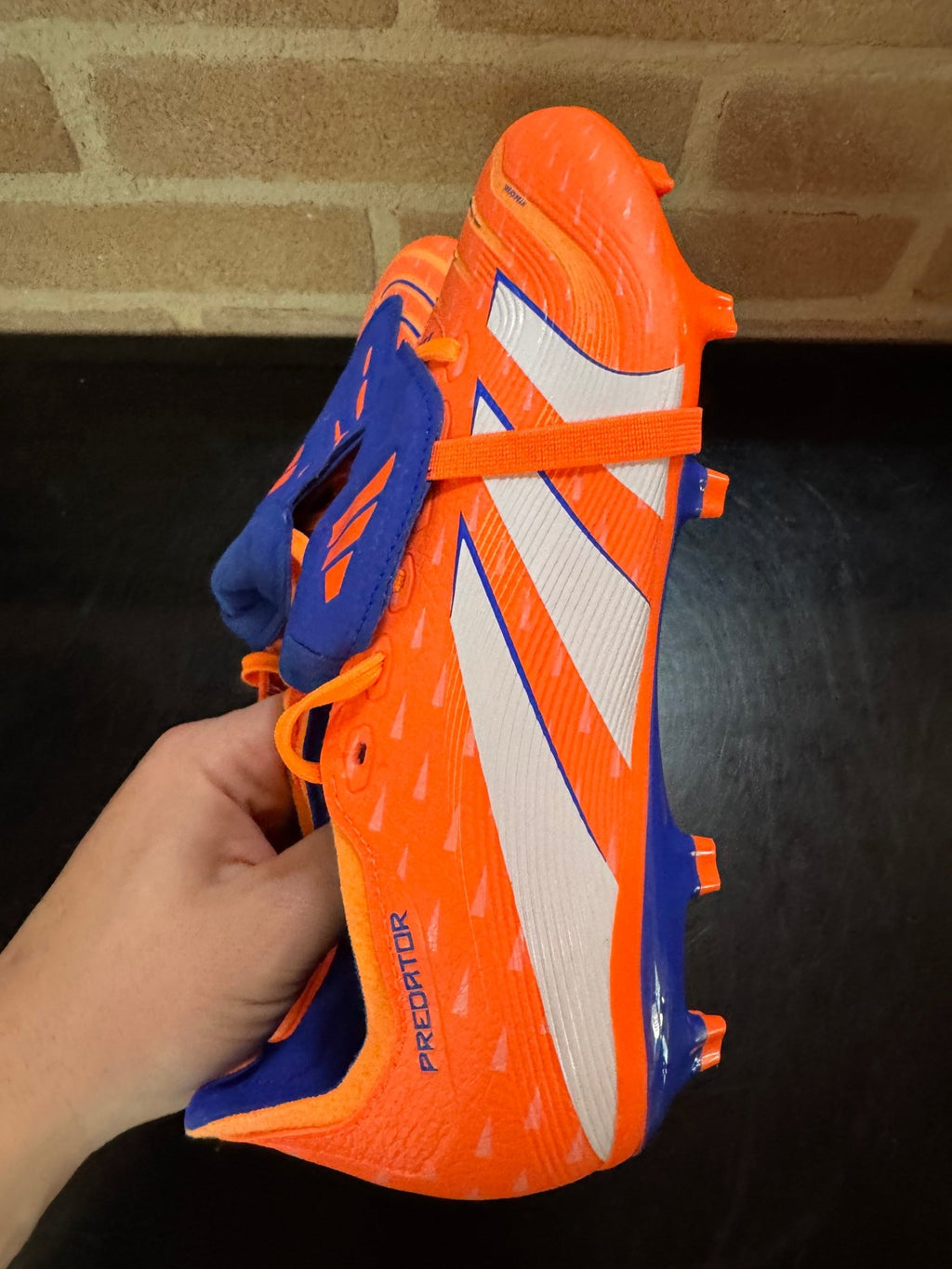 Scarpe da calcio League FG MG - linguetta ripiegabile - Arancioni - Giaguaro_Store