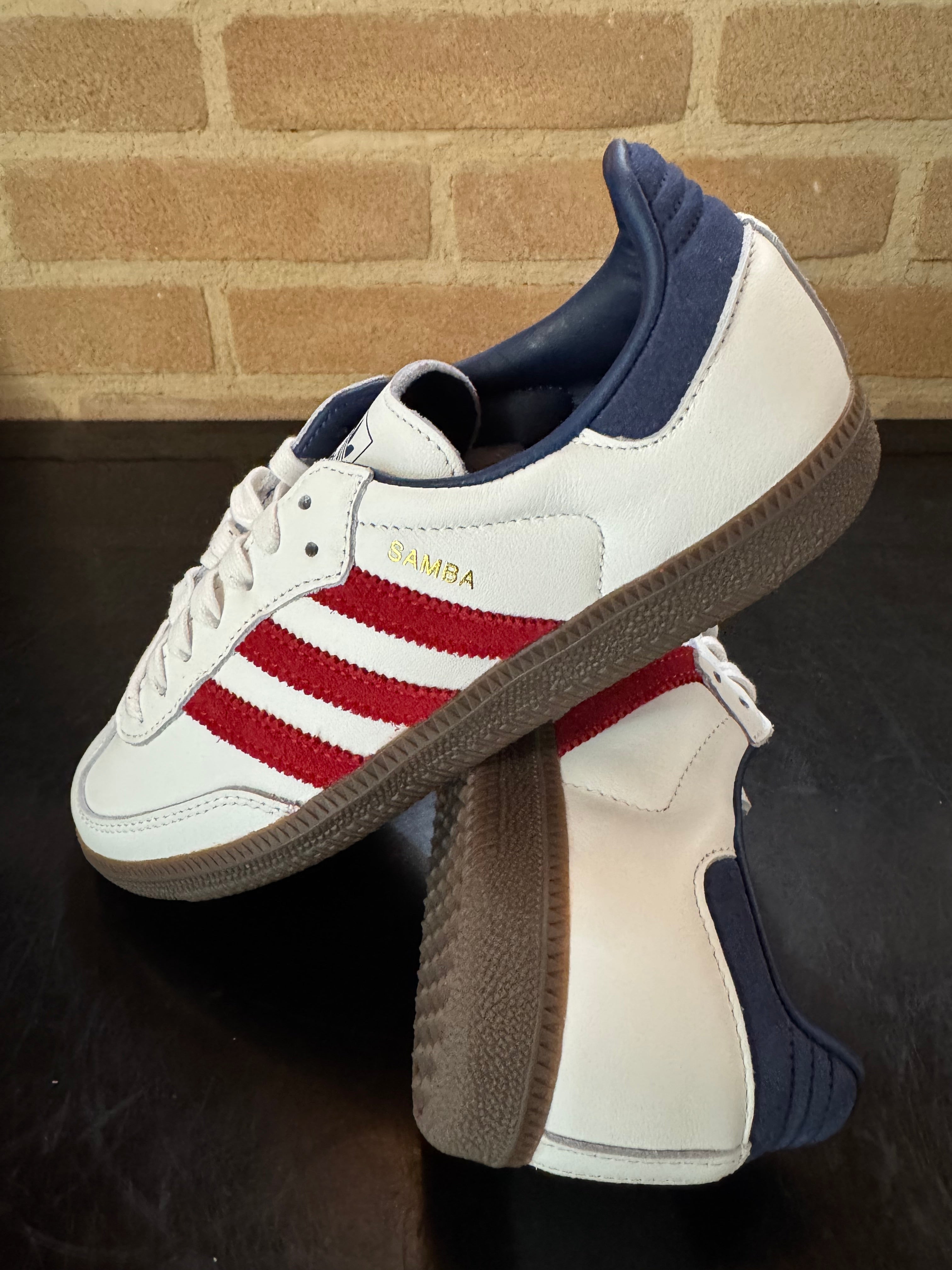 Adidas Samba OG "White Victory Red Indigo"