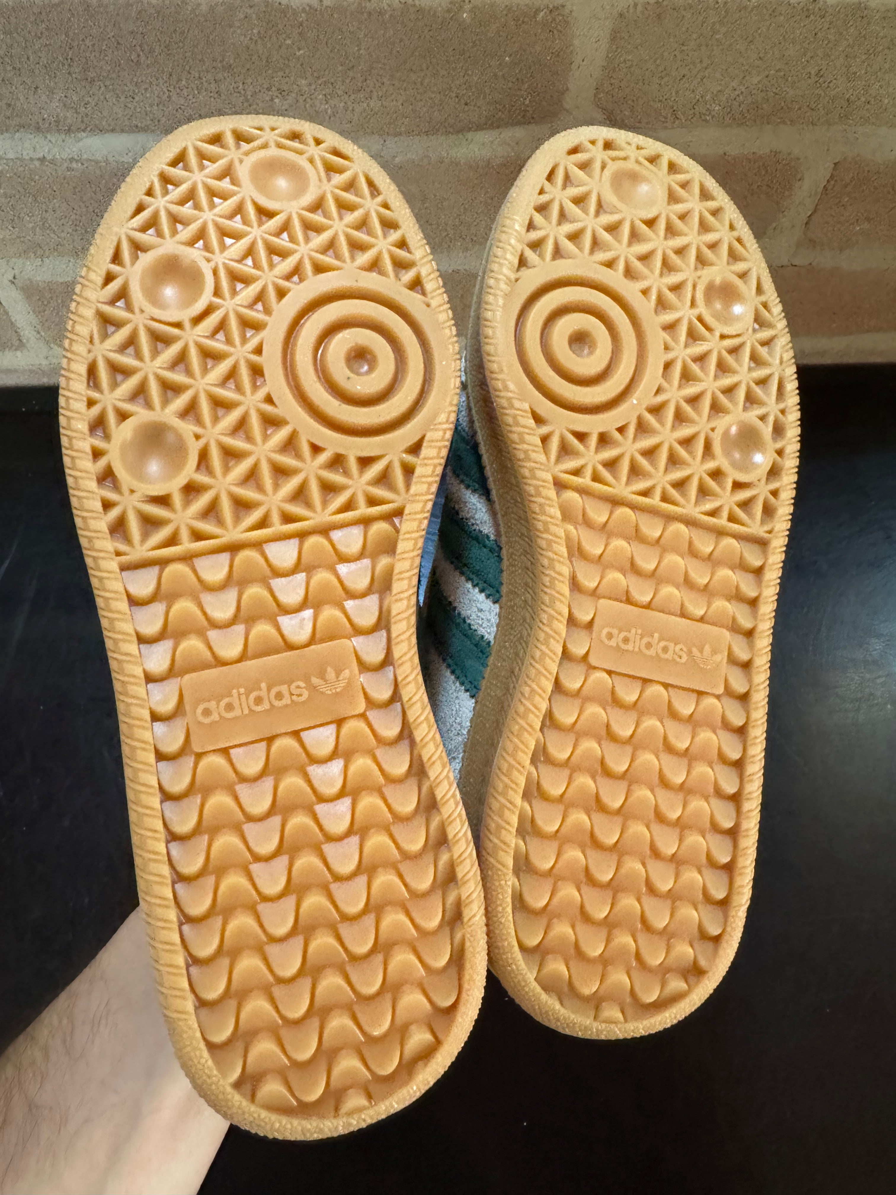 Adidas Samba XLG "Putty Grey Collegiate Green"