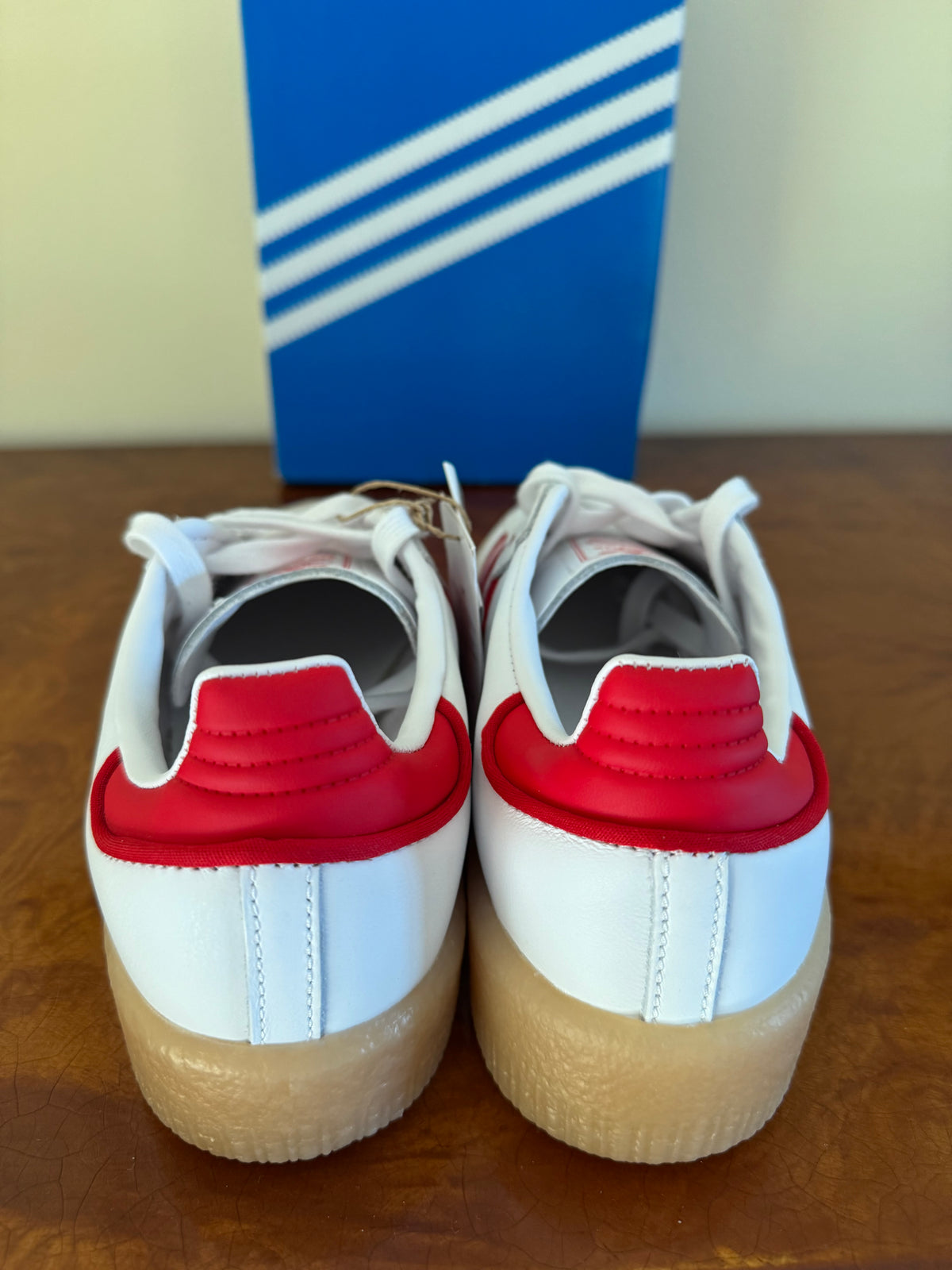 Adidas Sambae "White Scarlet Gum"