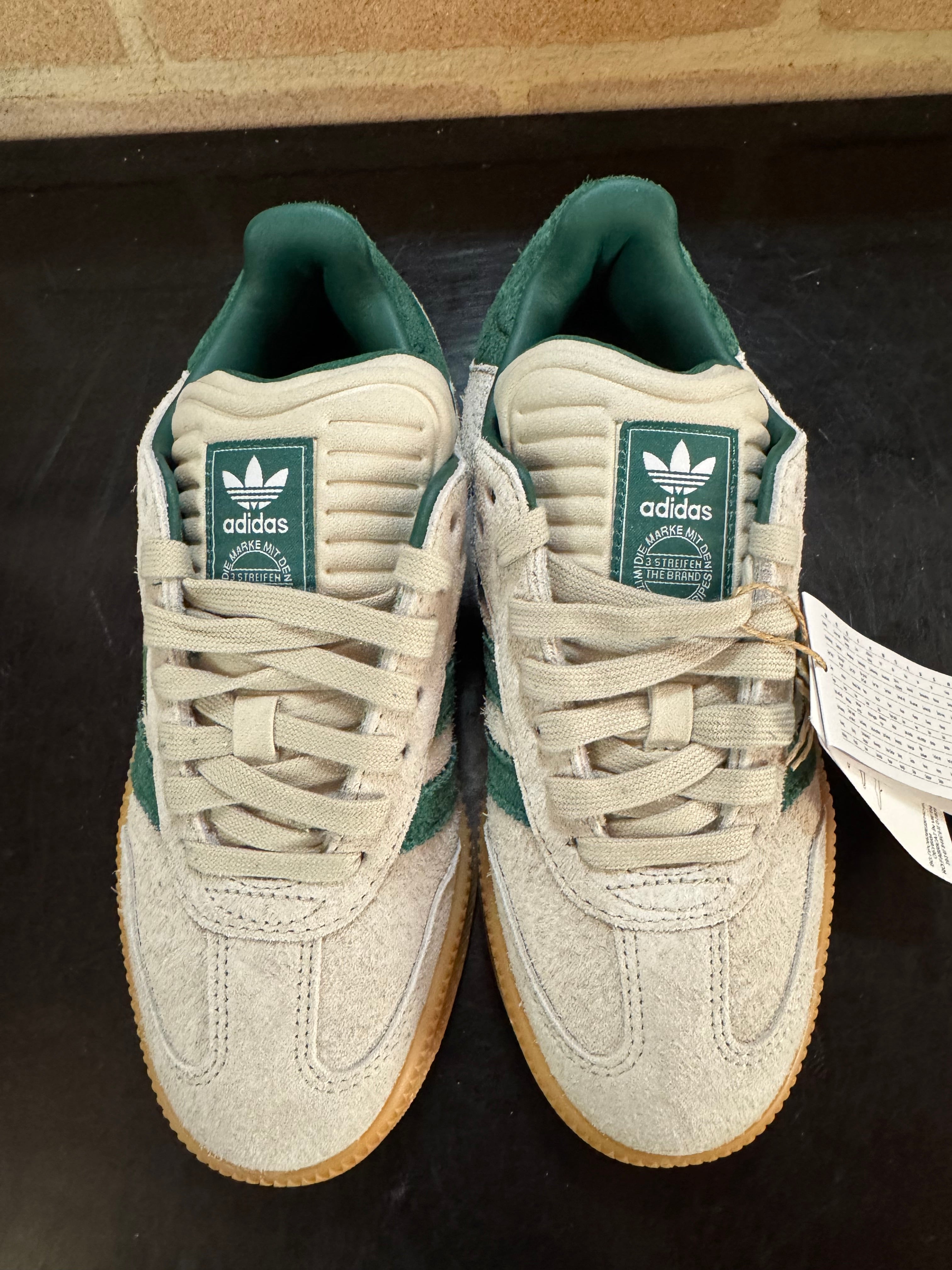 Adidas Samba XLG "Putty Grey Collegiate Green"