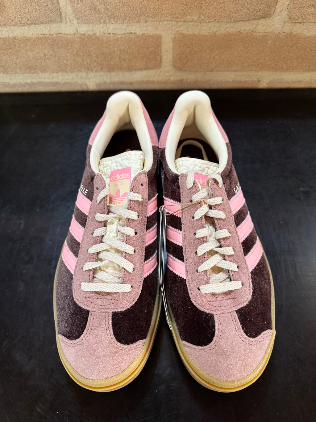 Adidas Gazelle Bold "Shadow Brown Glow Pink Velver"