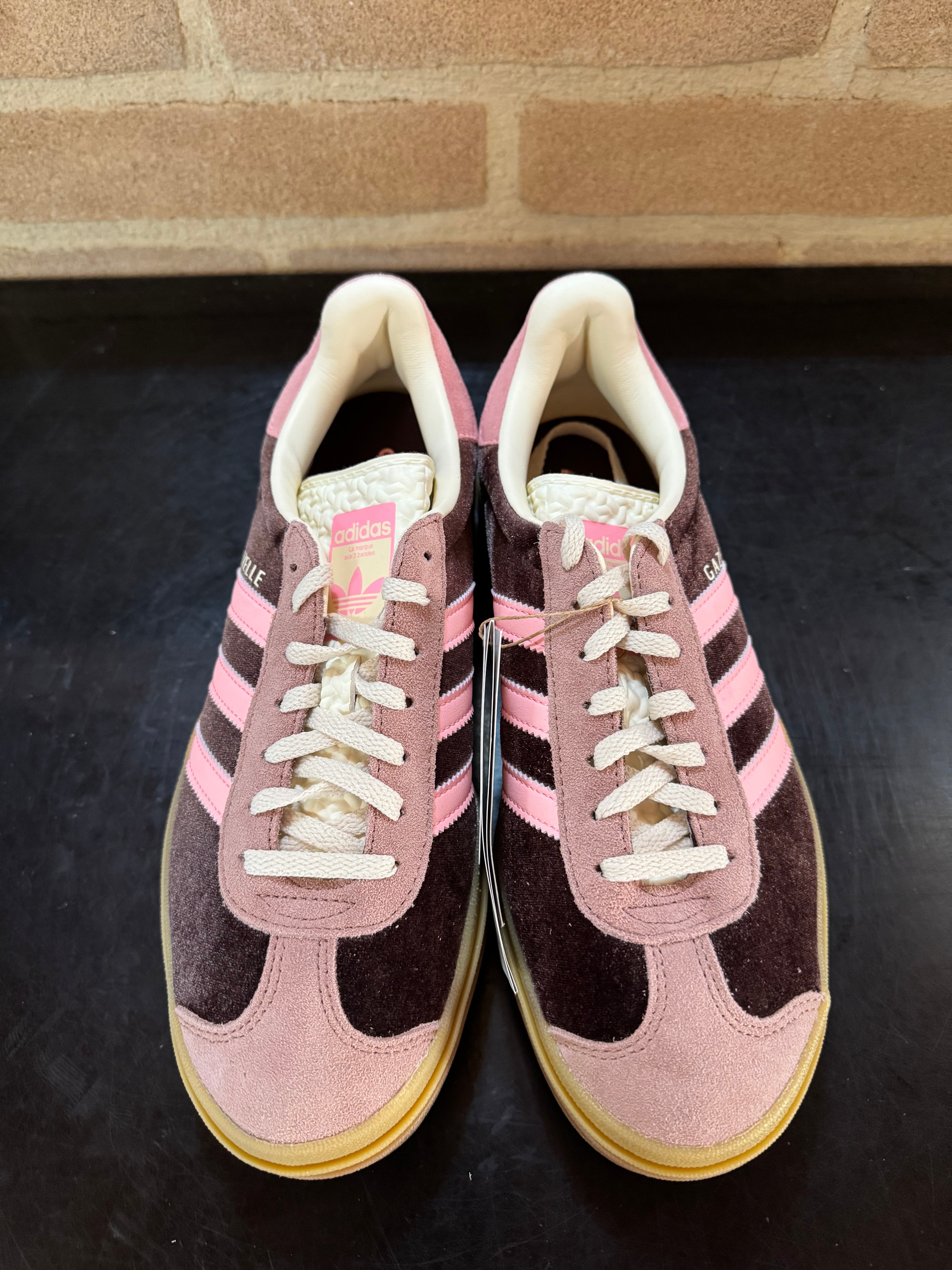 Adidas Gazelle Bold "Shadow Brown Glow Pink Velver"