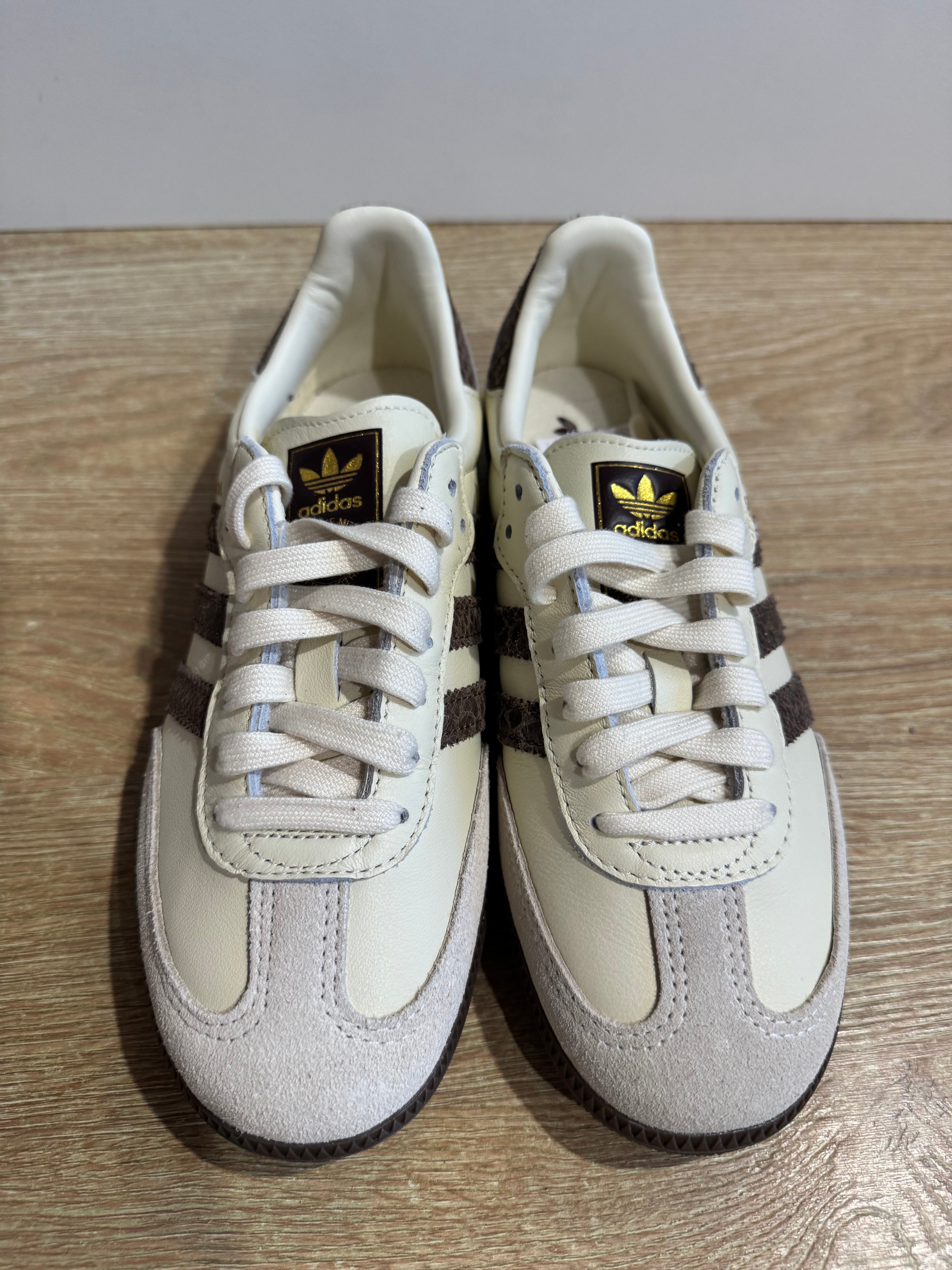 Adidas Samba OG "Cream White Earth Strata Maroon"