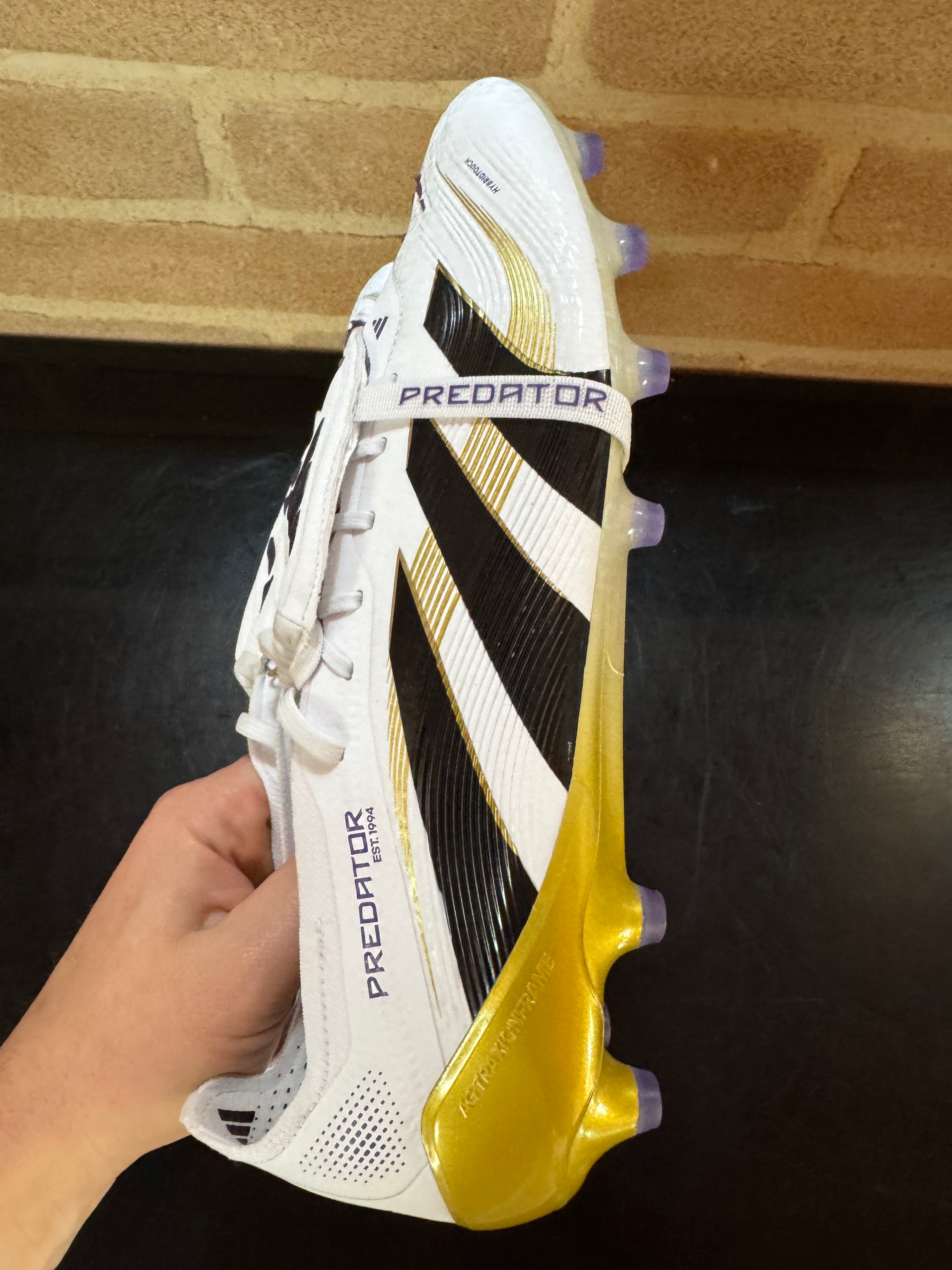 Adidas Predator Elite Foldover Tongue AG - Bianco/Nero