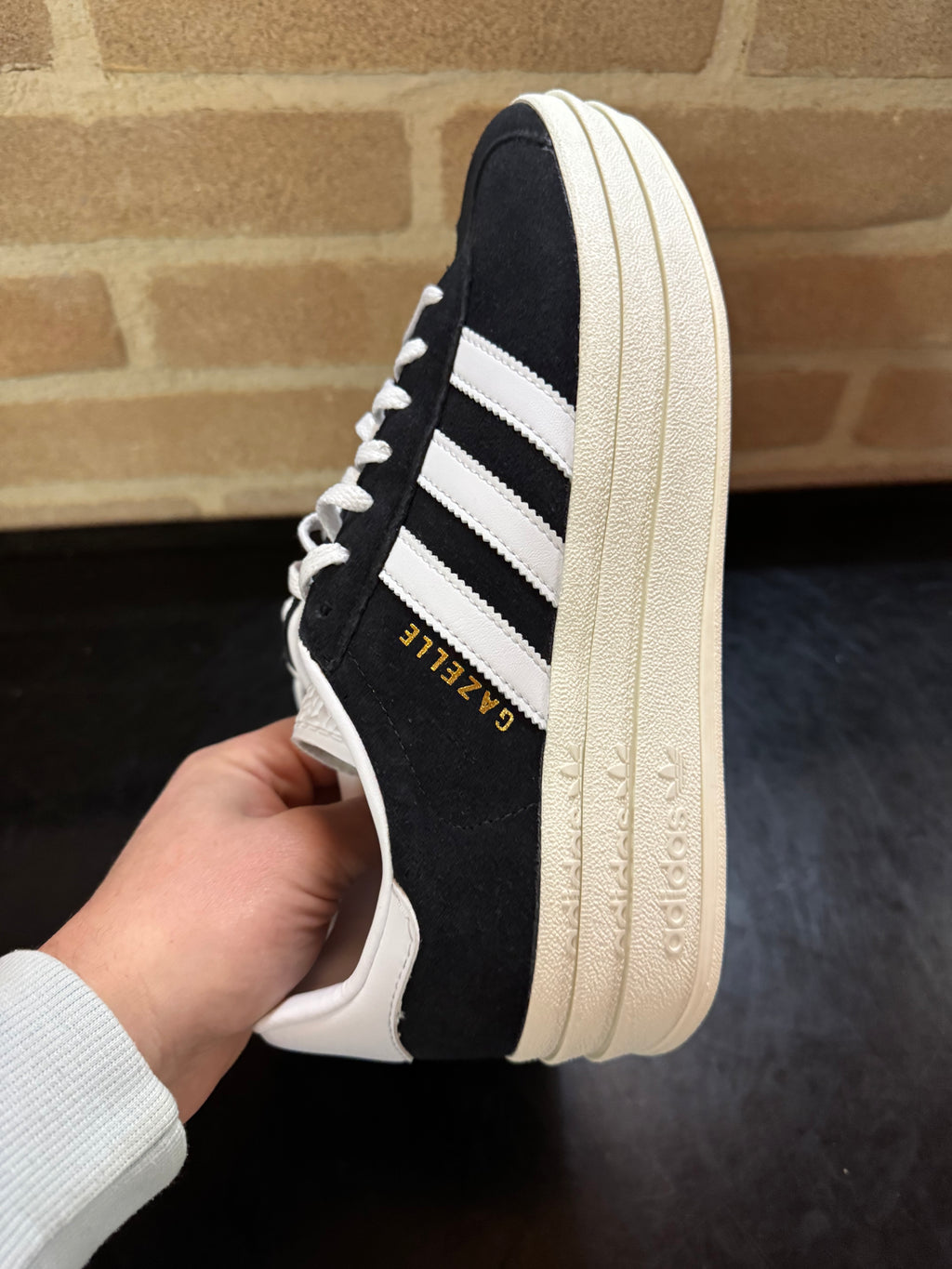 Adidas Gazelle Bold "Black White"