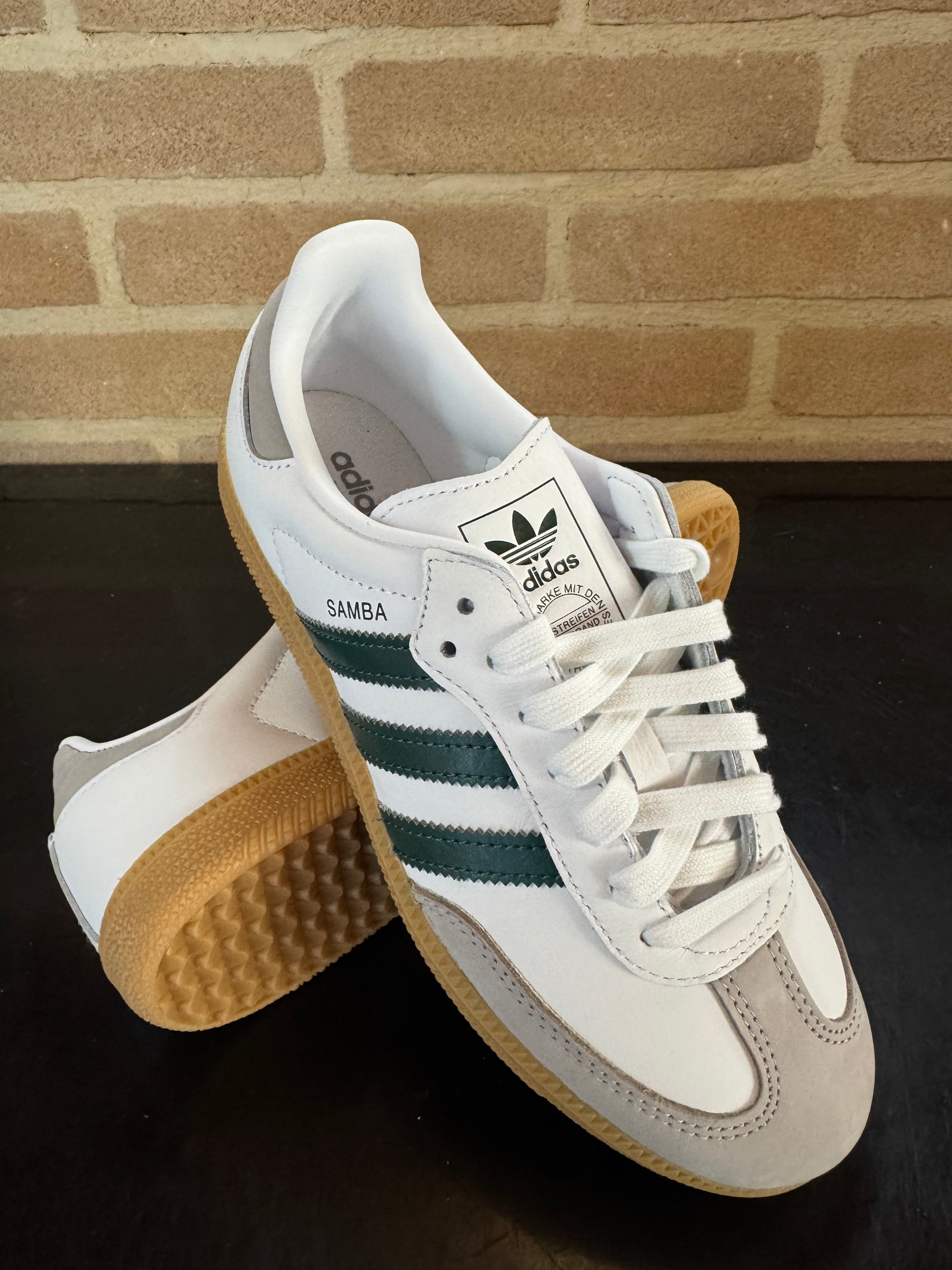 Adidas Samba OG "White Collegiate Green Gum"