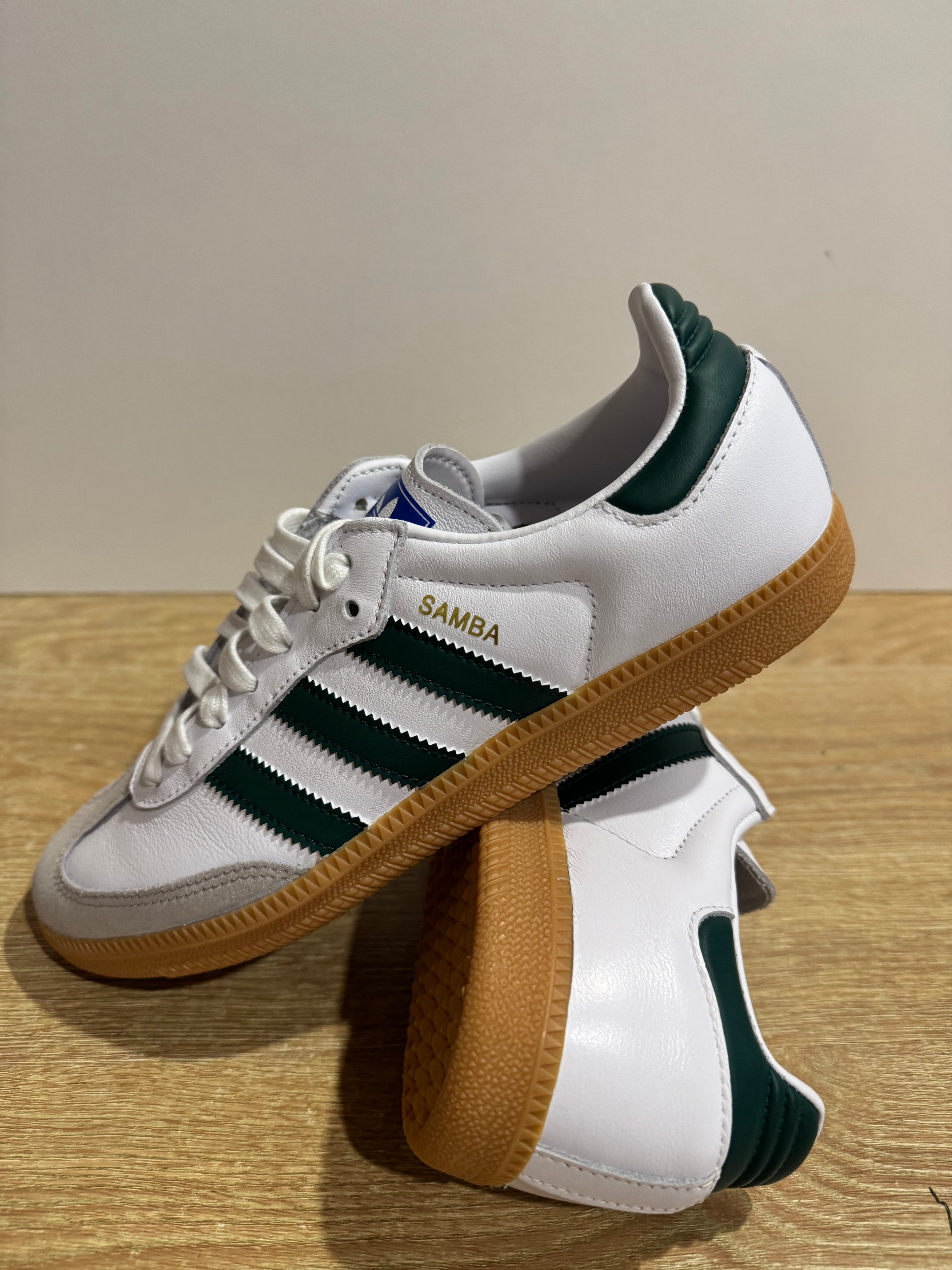 Adidas Samba OG "White collegiate green gum"