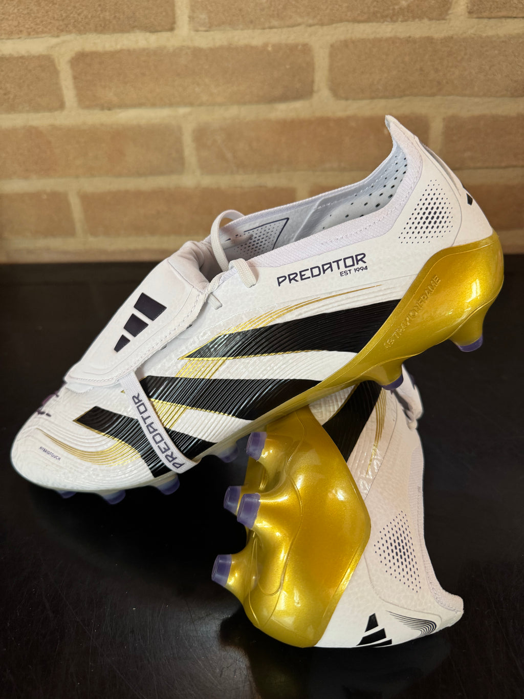 Adidas Predator Elite Foldover Tongue AG - Bianco/Nero