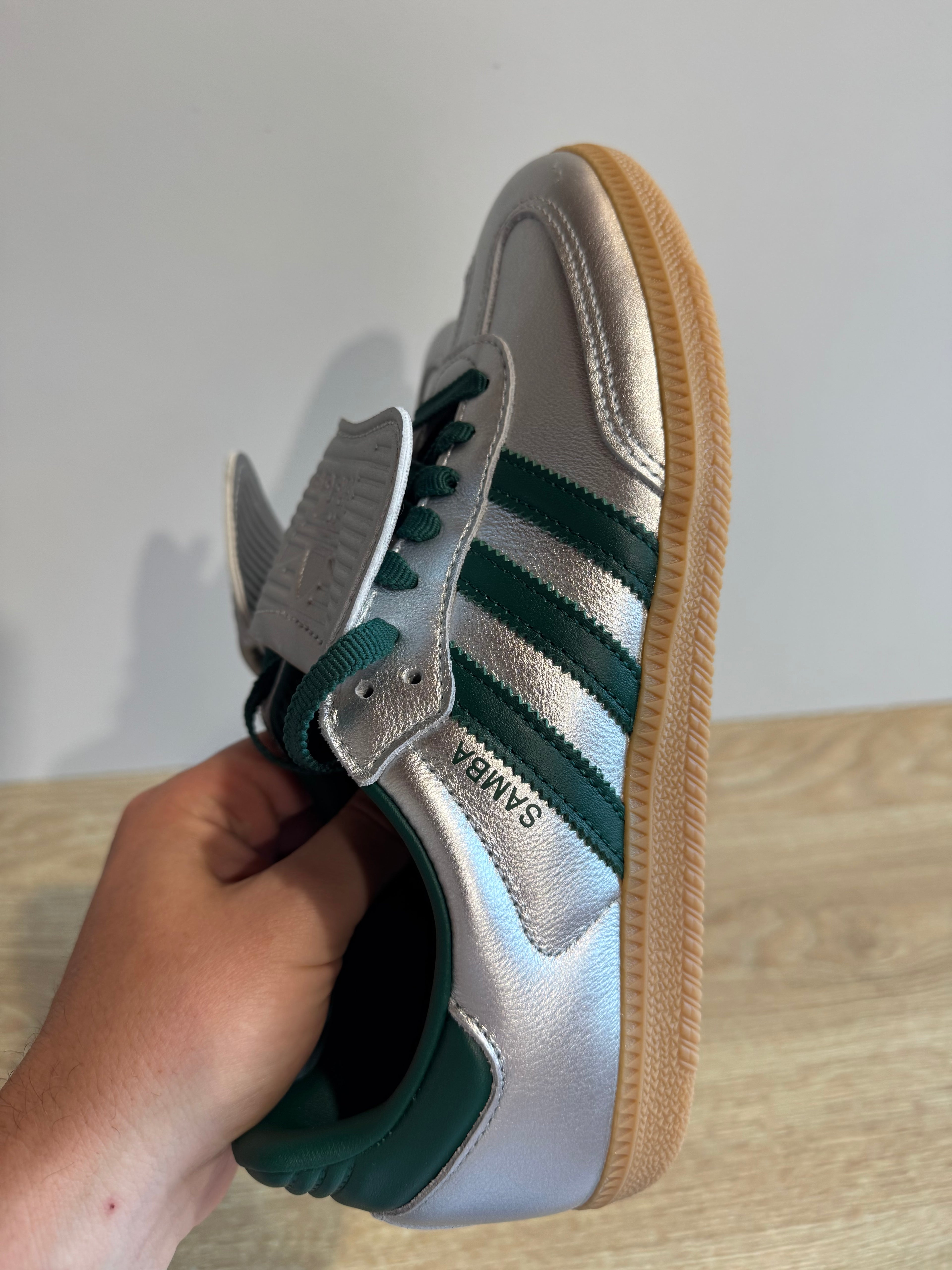 Adidas Samba LT - Argento/Verde