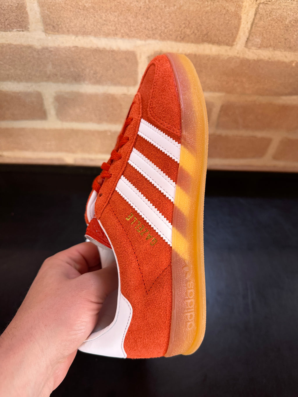 Adidas Gazelle Indoor "Bold Orange Gum"