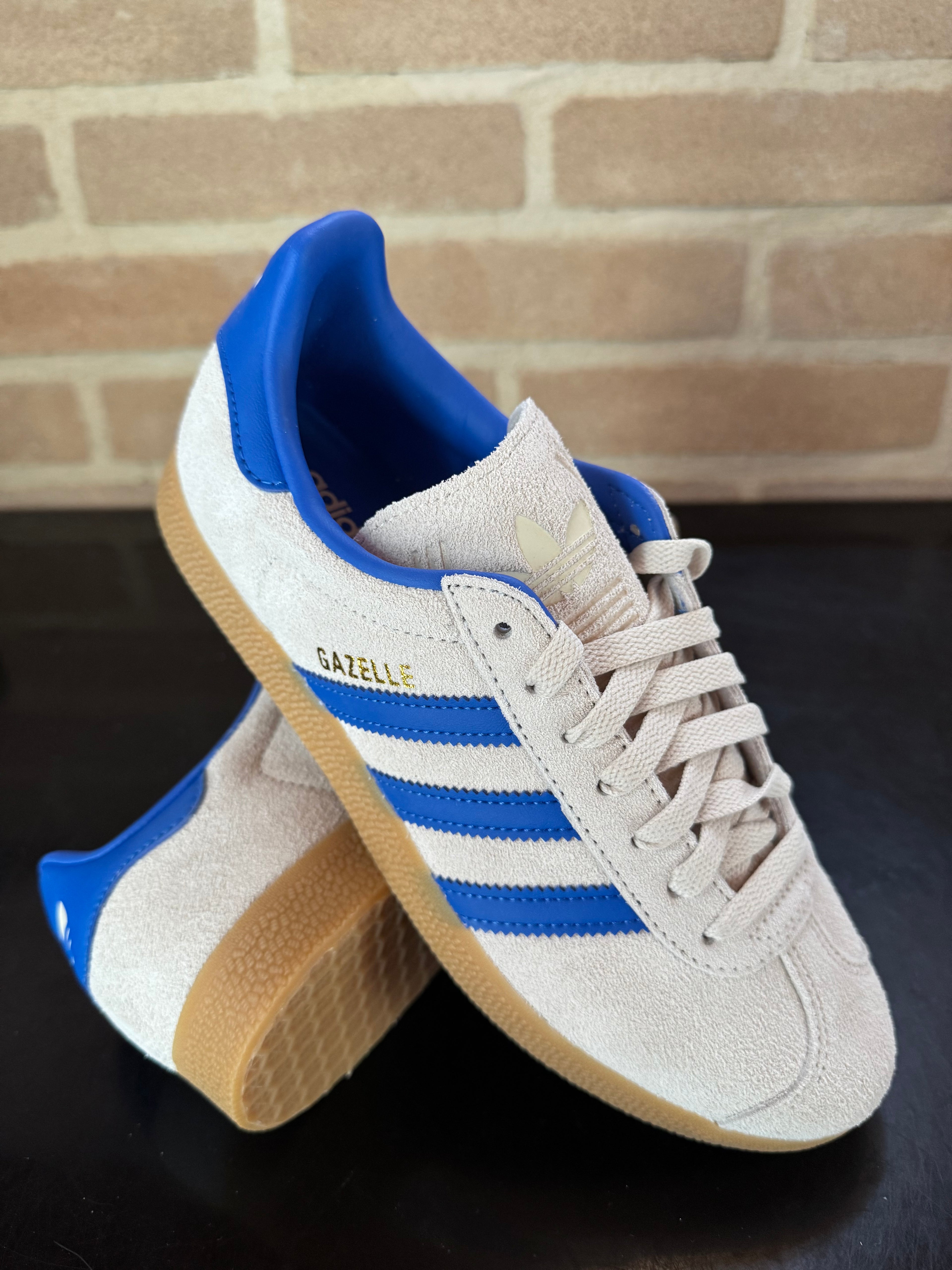 Adidas Gazelle Beje/blu