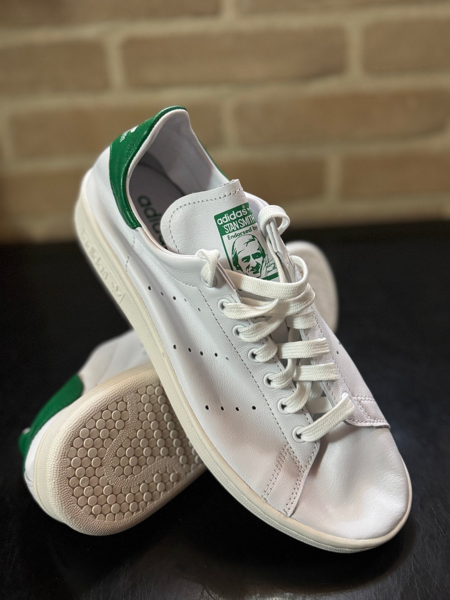 Sneakers minimal destrutturate - Bianco/Verde - Giaguaro_Store
