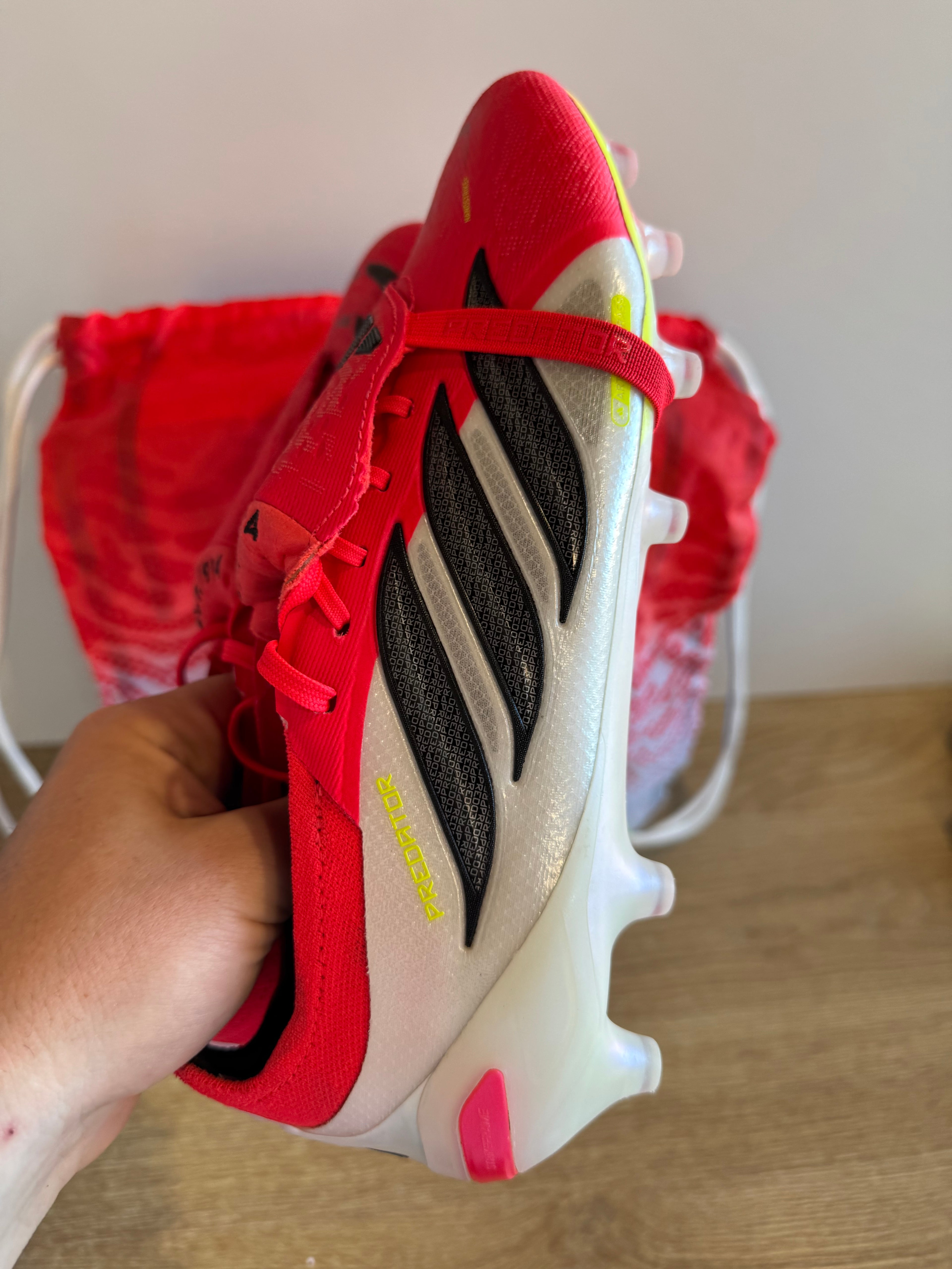 Adidas Predator Elite Foldover Tongue  AG "Lucid red core black cloud white"