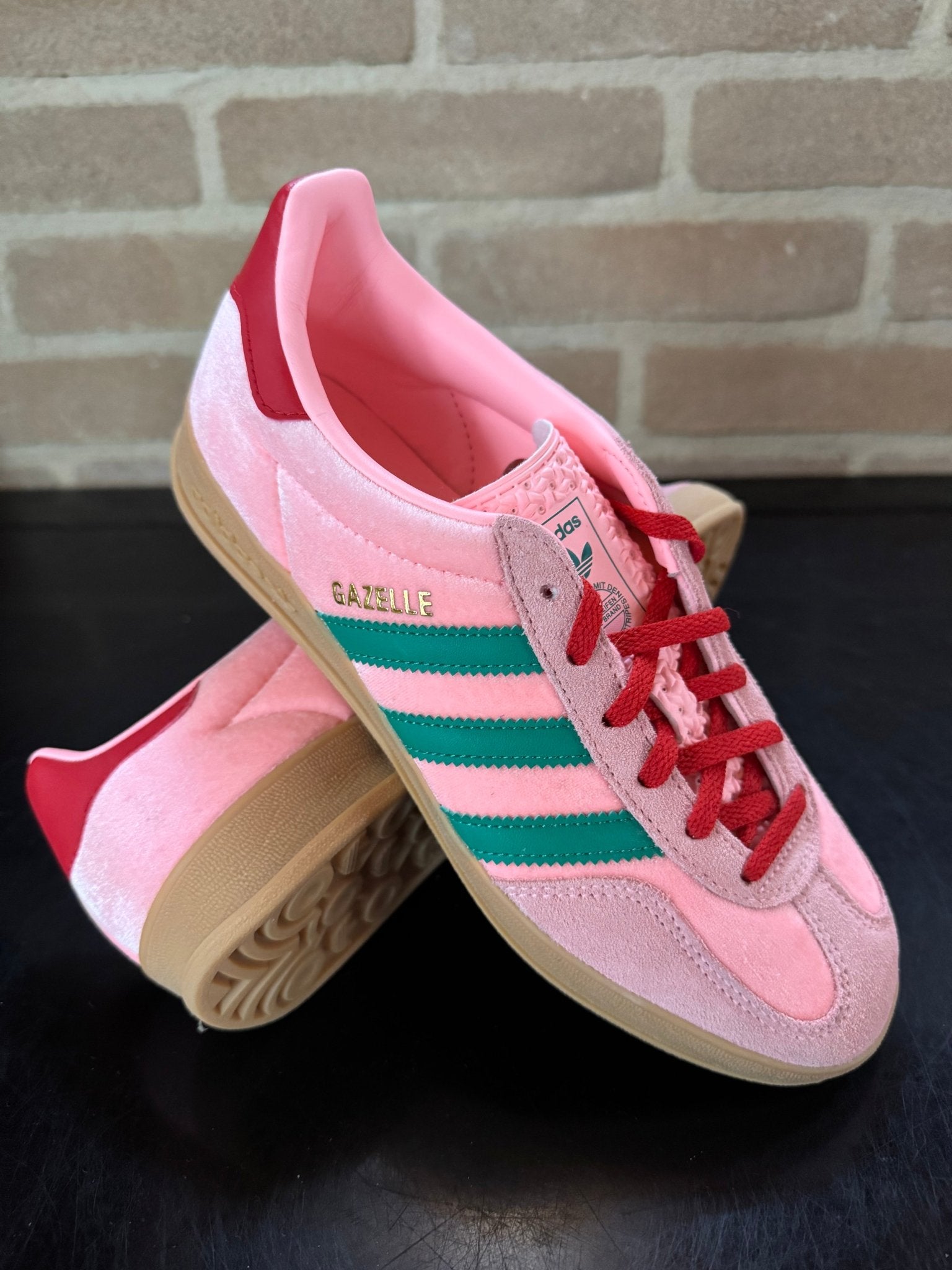 Sneakers retro' indoor - Rosa/Verde - Giaguaro_Store