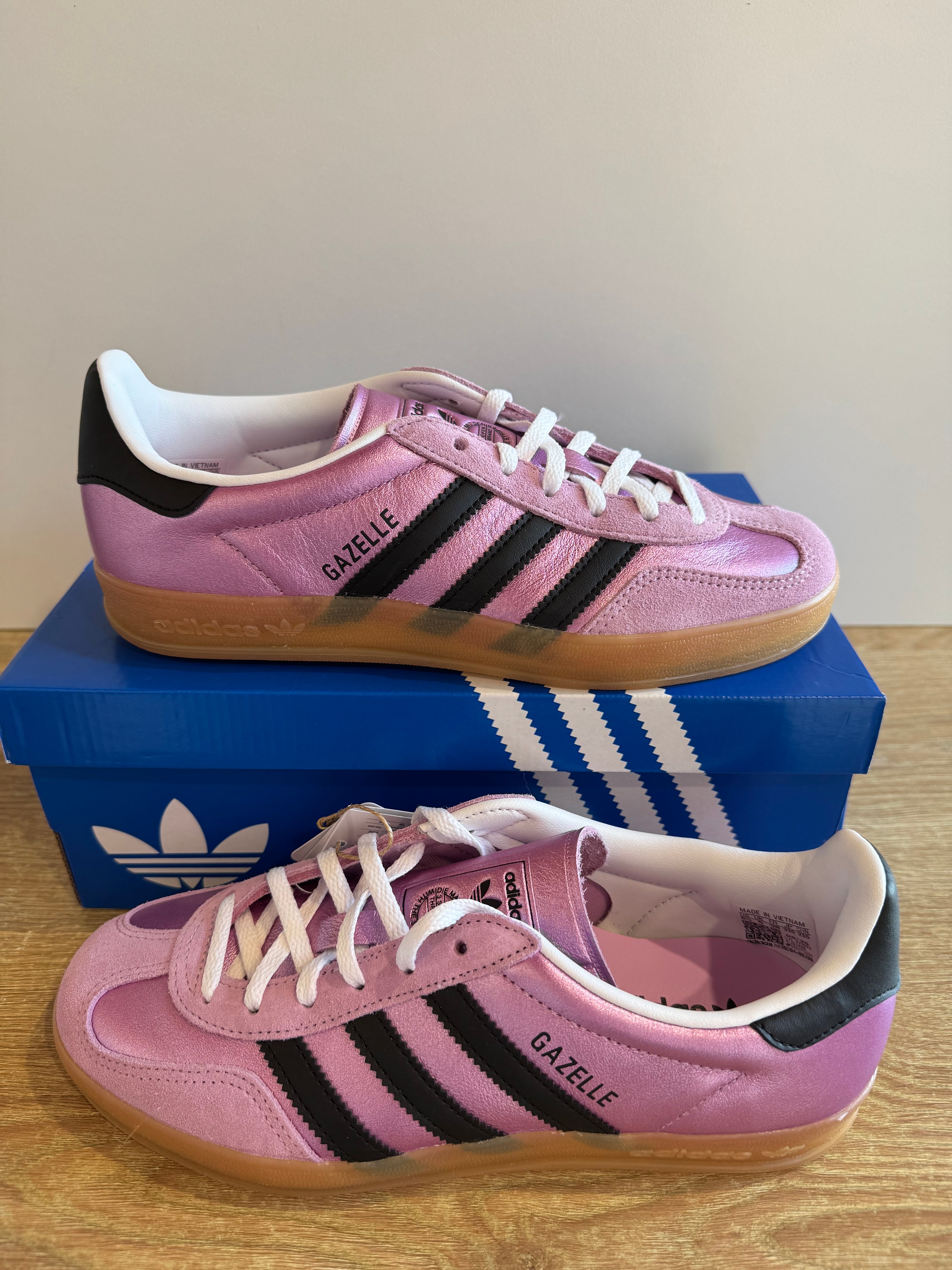 Adidas Gazelle Indoor "Bliss lilac Metallic Gum"