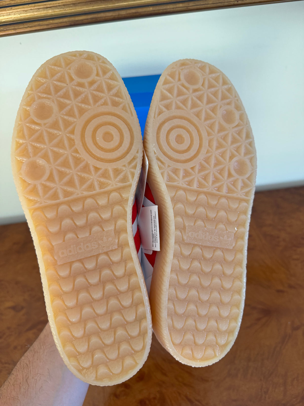 Adidas Sambae "White Scarlet Gum"