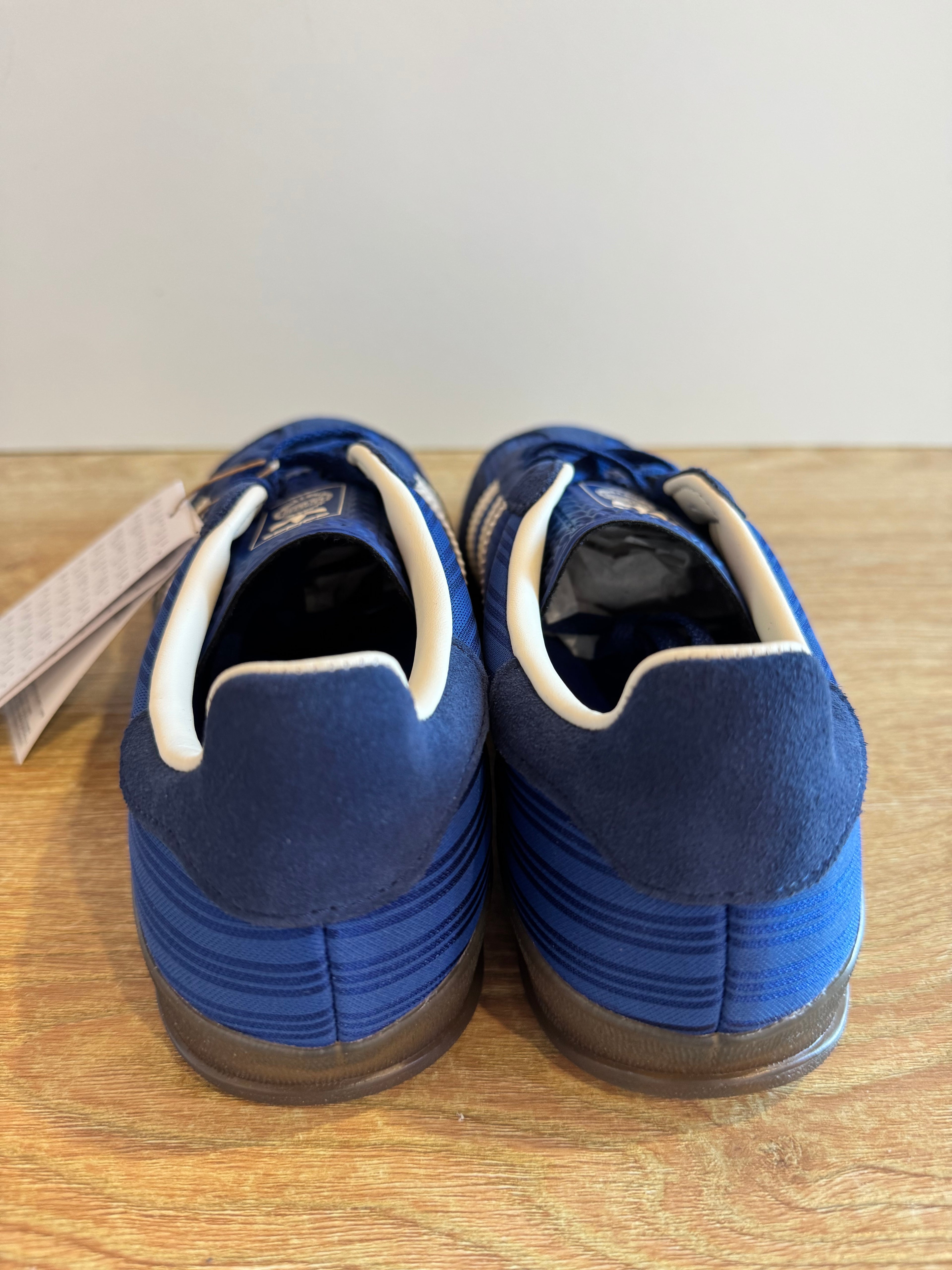 Adidas Gazelle Indoor "Blue Pinstripe Satin"