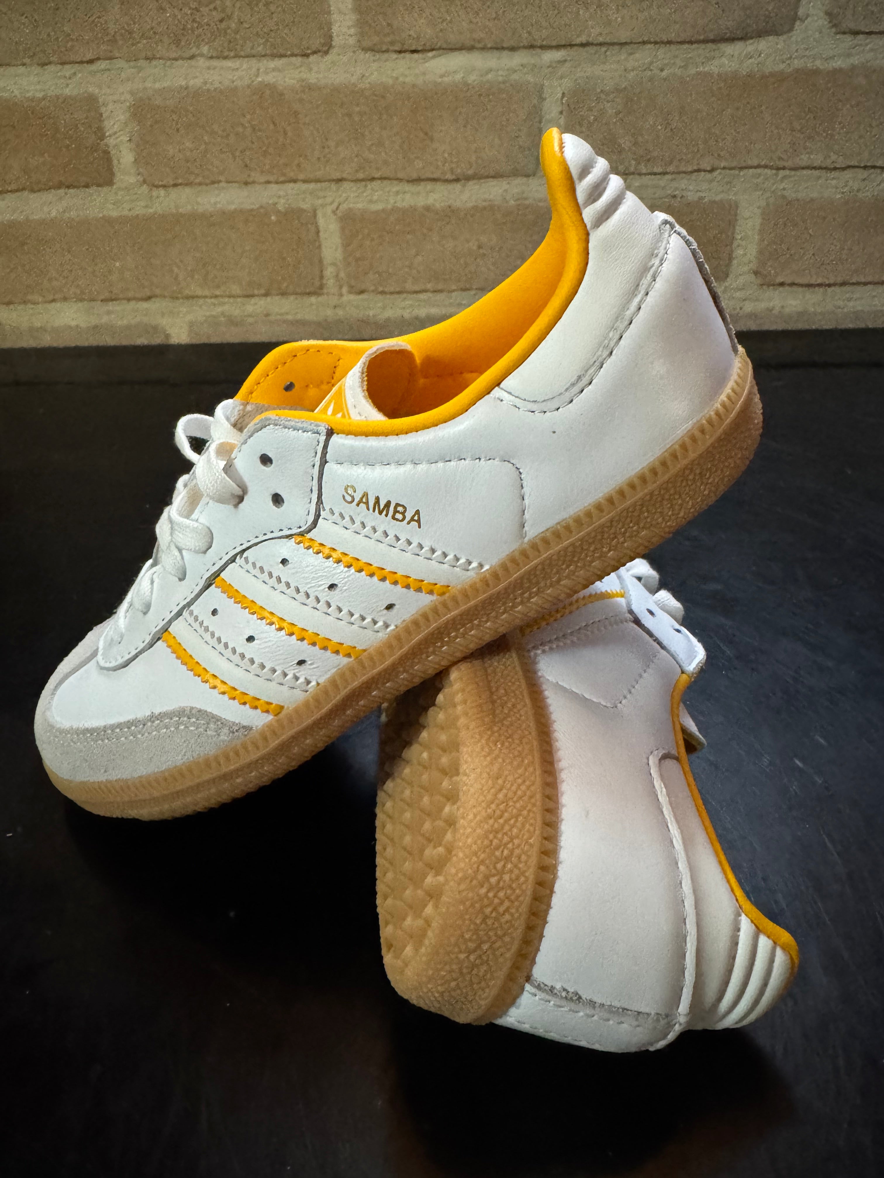 Adidas Samba OG - Bianco/arancioni