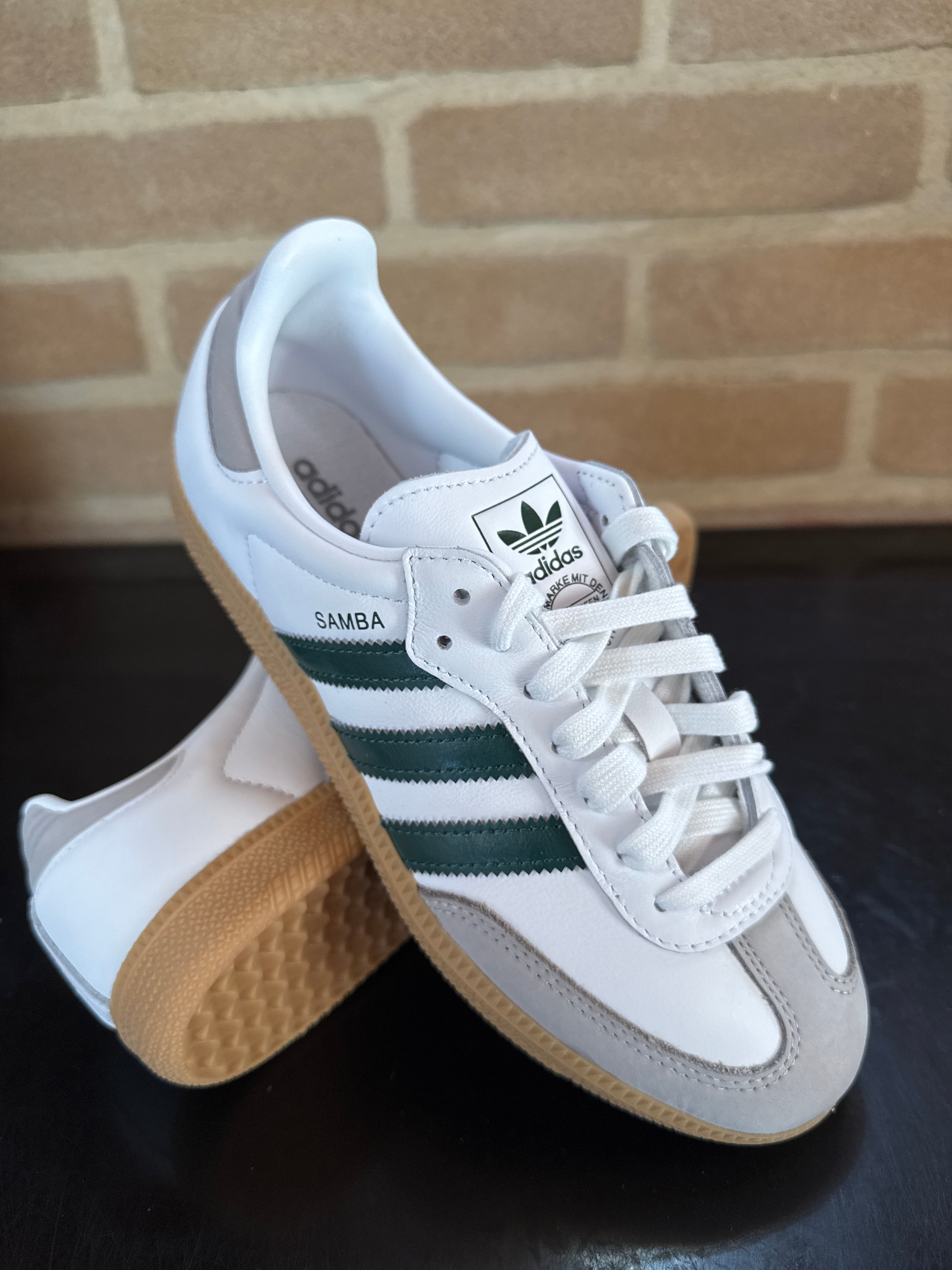 Adidas Samba OG "White Collegiate Green Gum"