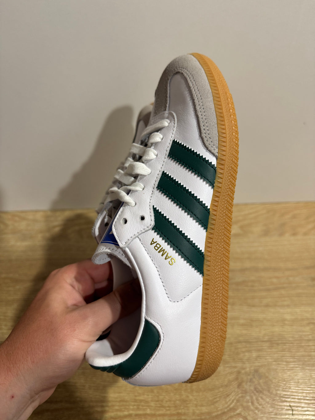 Adidas Samba OG "White collegiate green gum"