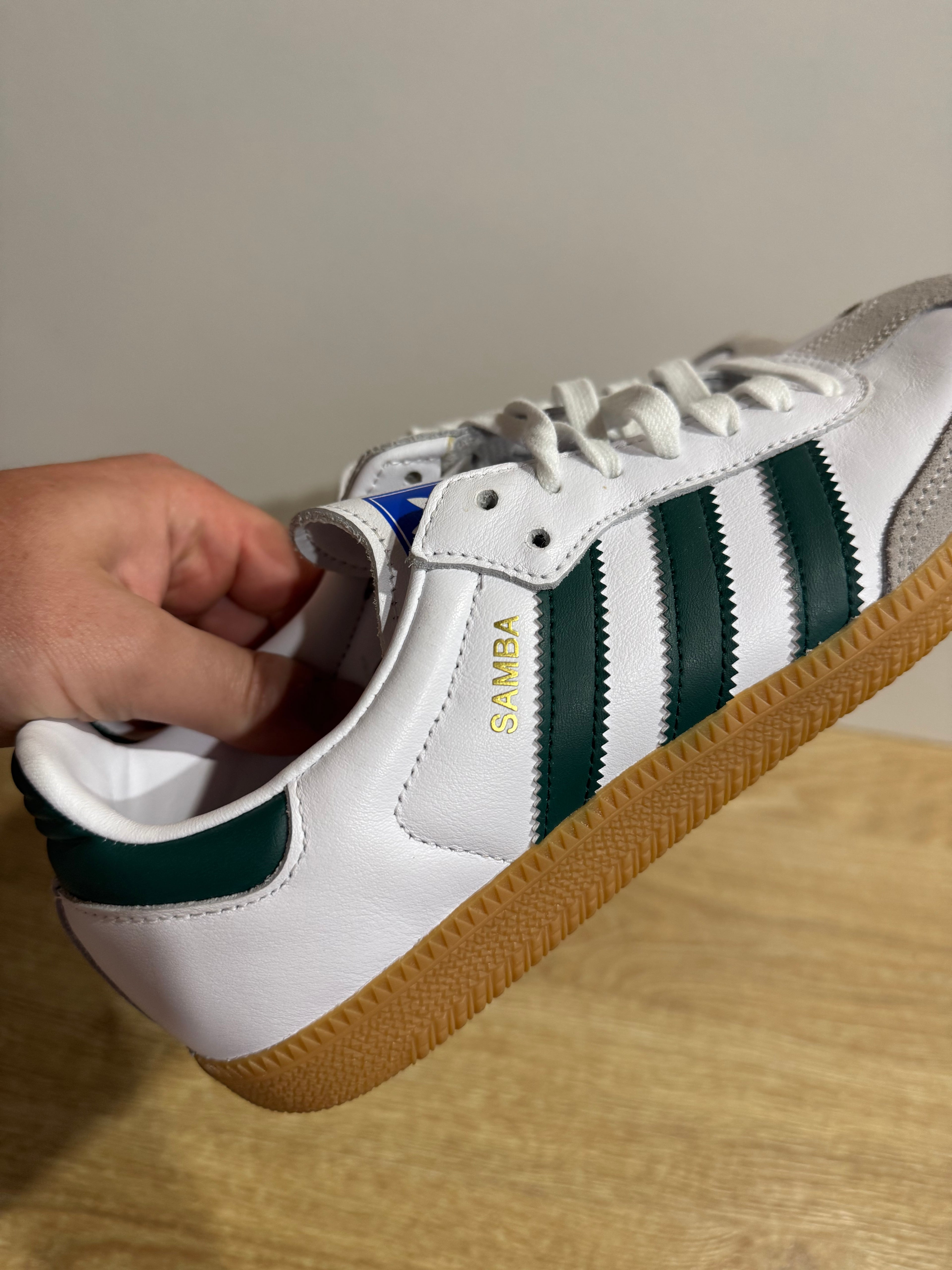 Adidas Samba OG "White collegiate green gum"