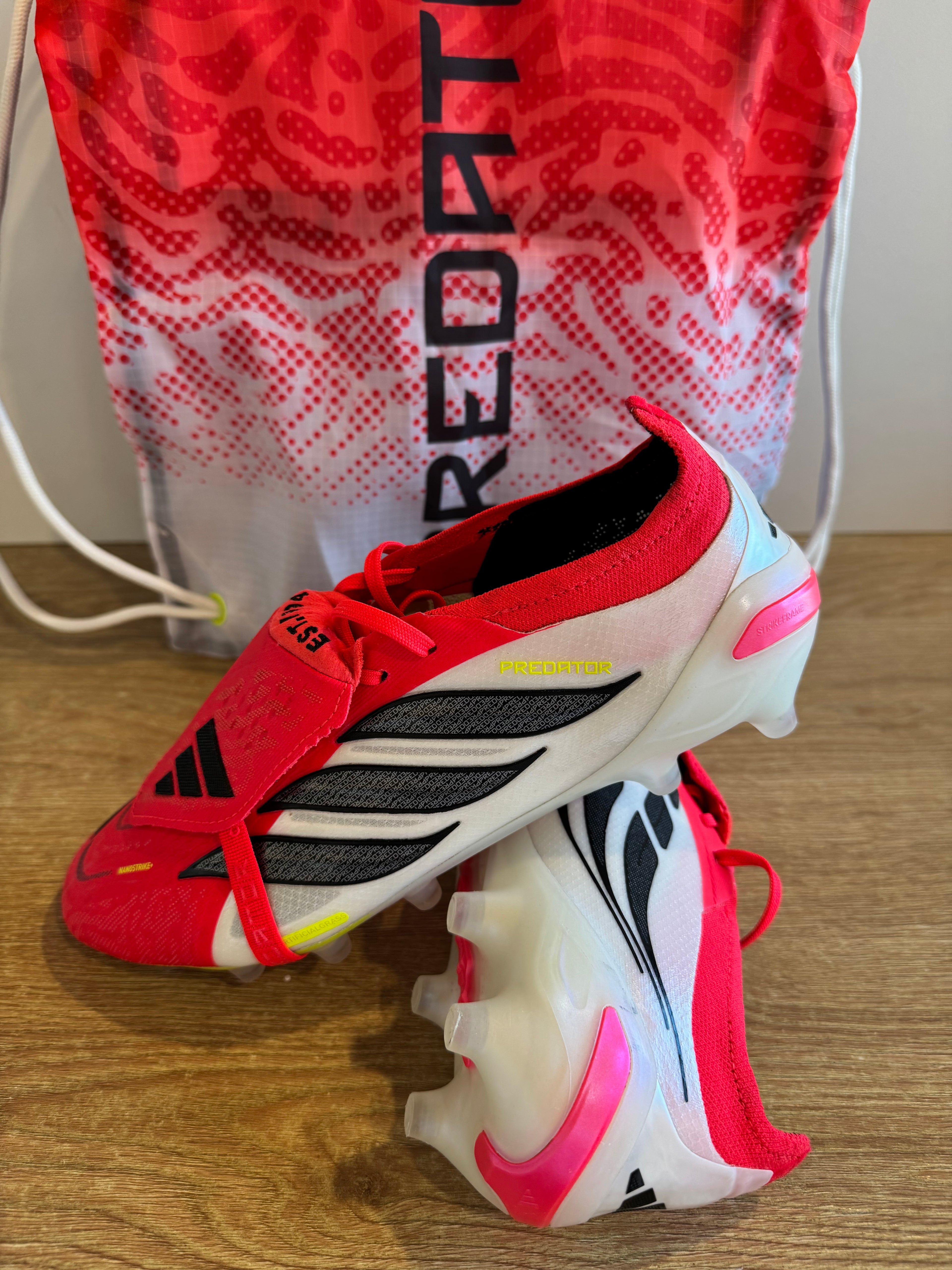 Adidas Predator Elite Foldover Tongue  AG "Lucid red core black cloud white"