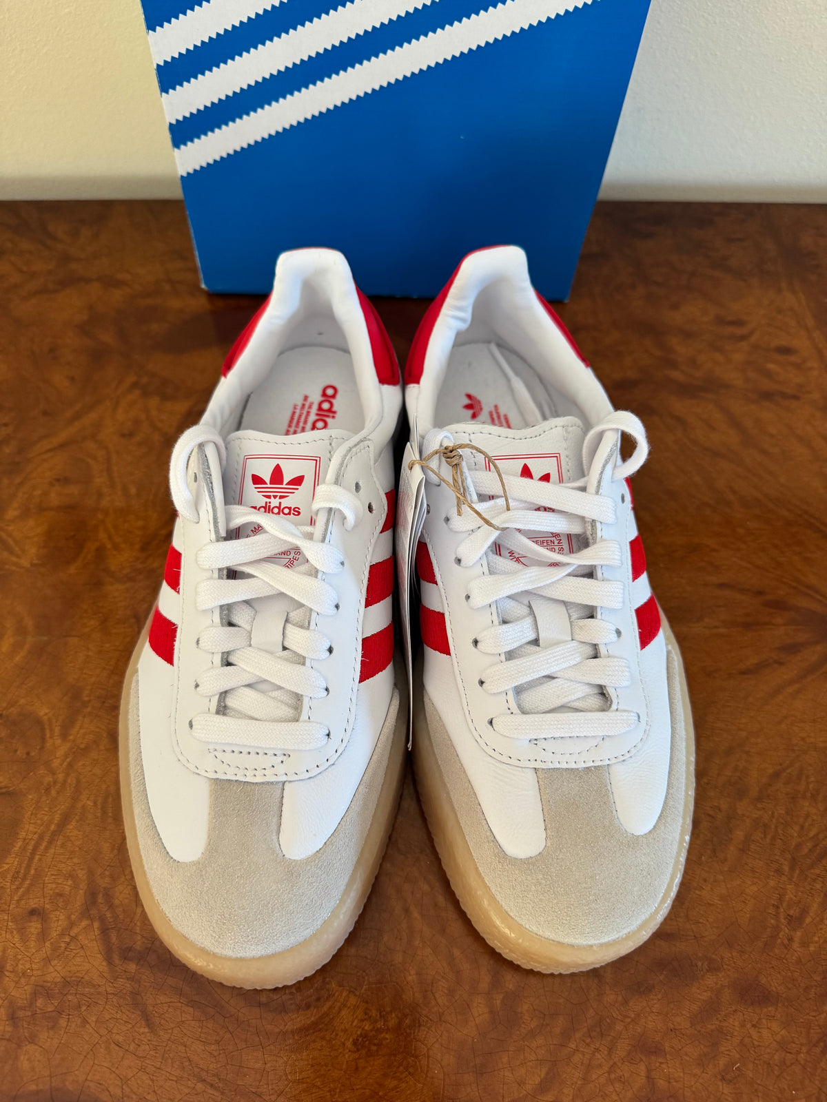 Adidas Sambae "White Scarlet Gum"