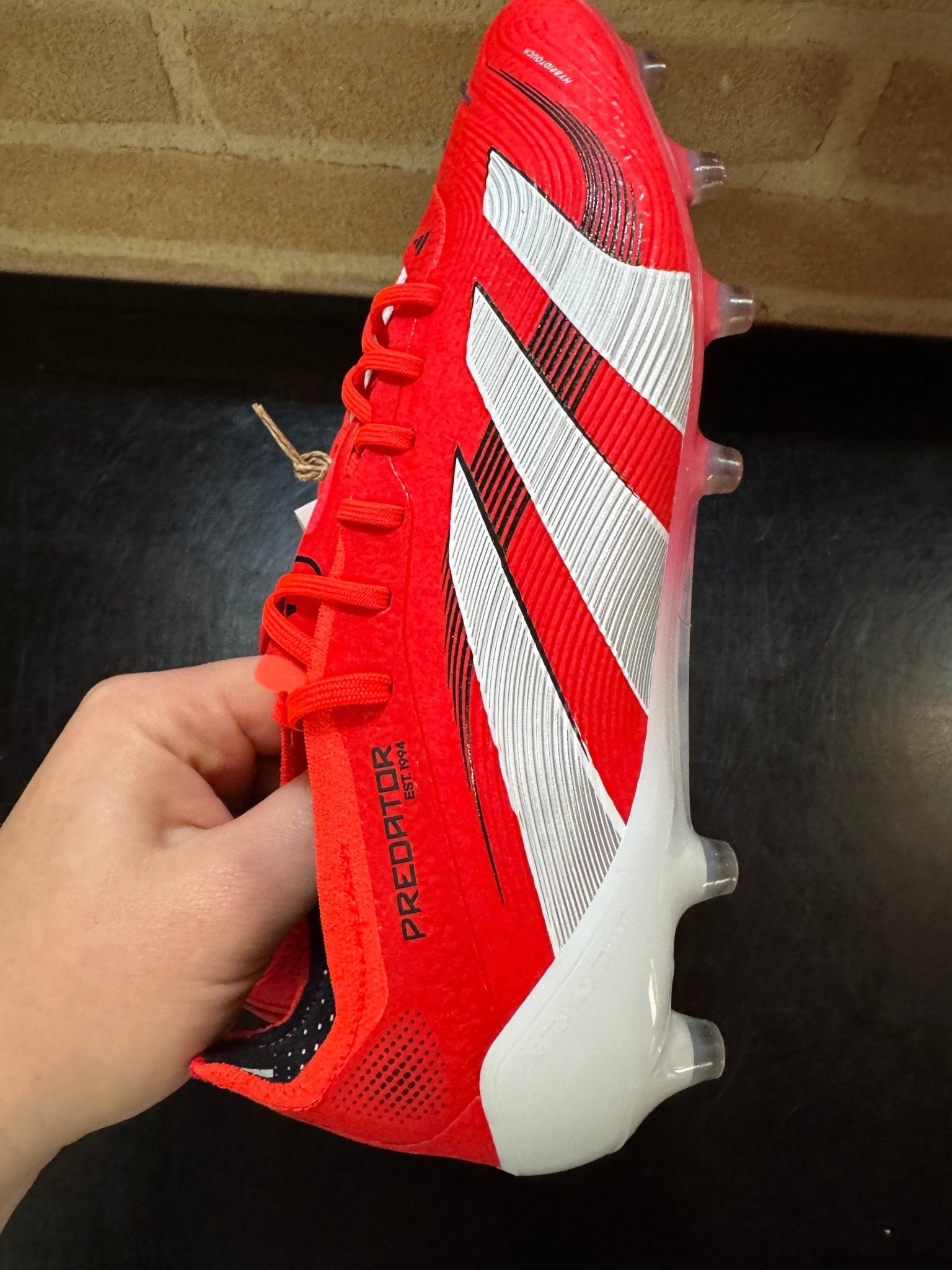 Scarpe da calcio Elite AG - Rosse - Giaguaro_Store